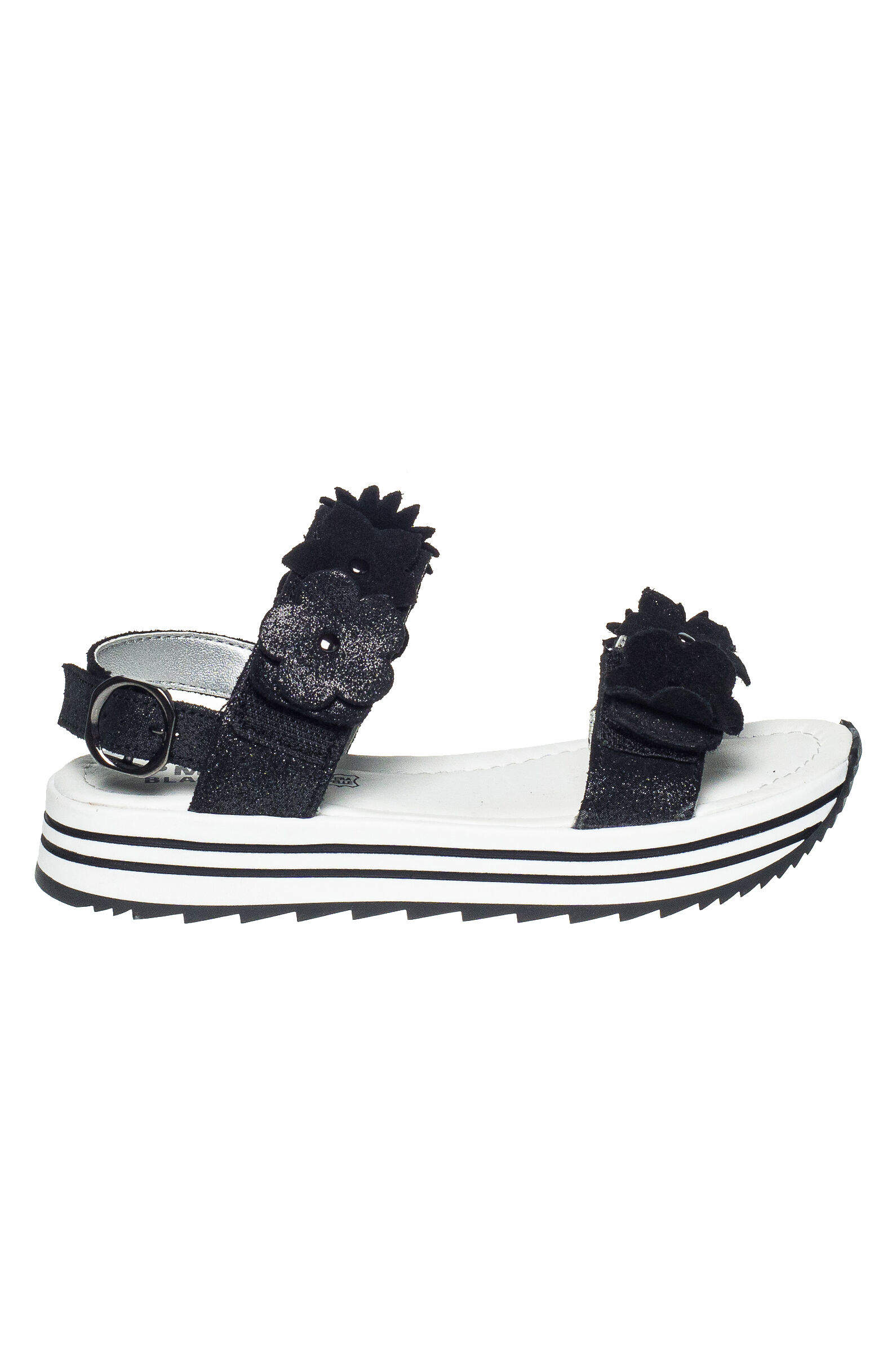 Сандалии дев. АРТ.7434022,чер,н.к/н.к-и.к