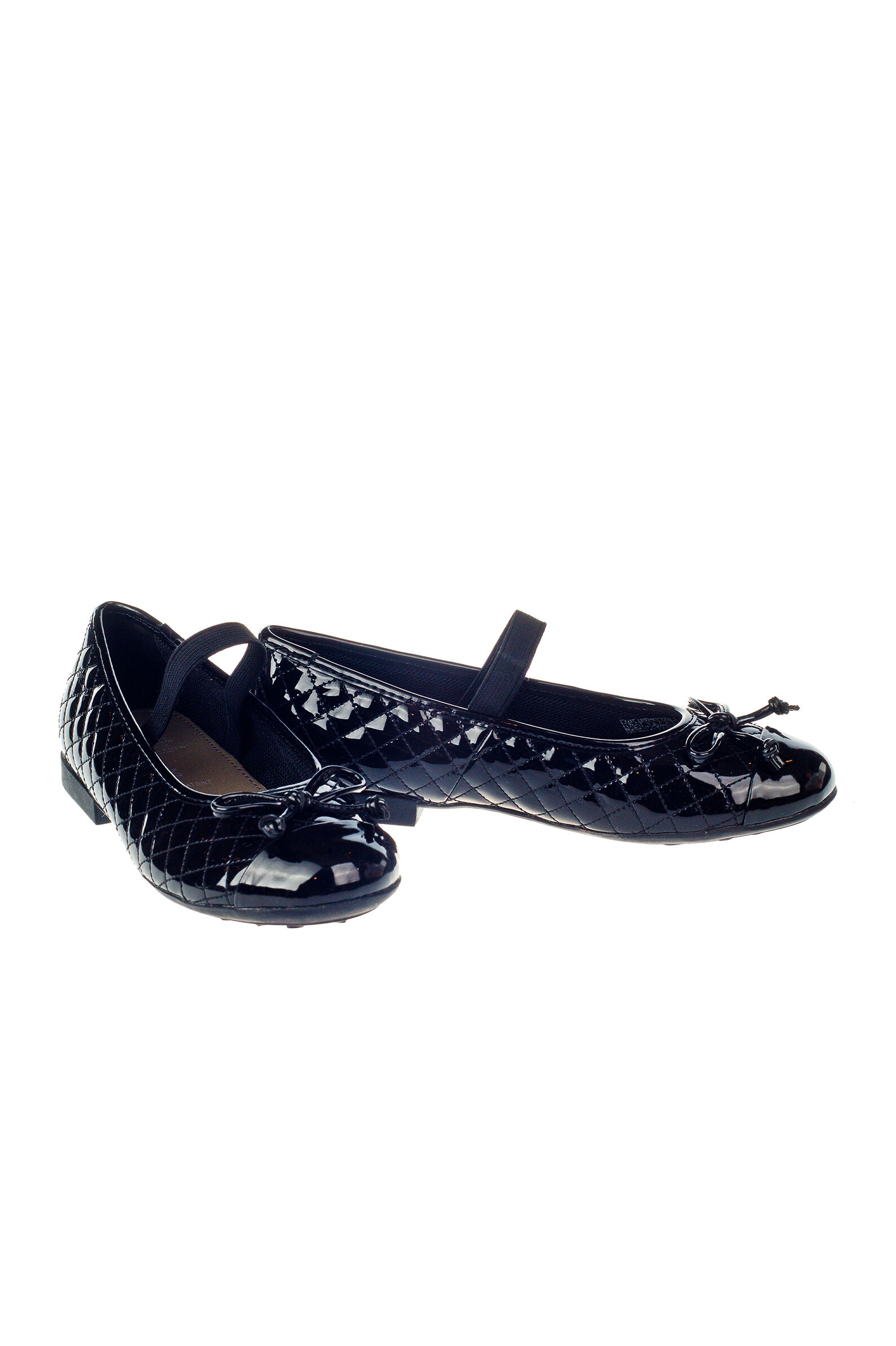 Балетки дев. АРТ. J5455B, чер,и.л/тек