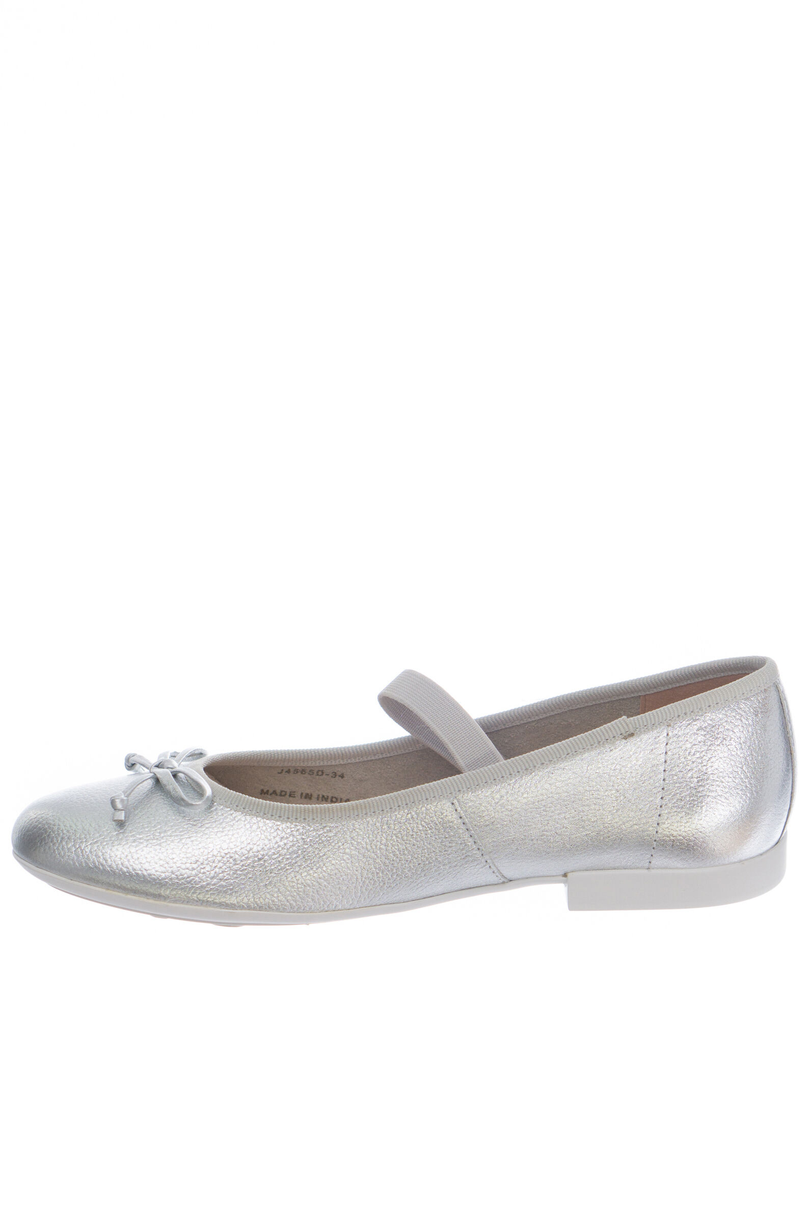 Балетки дев. АРТ.J4555D,сереб,н.к/н.к