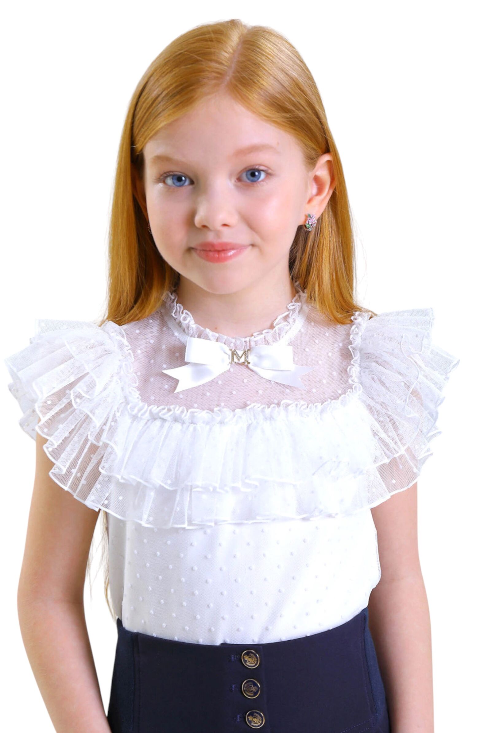 Блуза дев. АРТ.2715-525-ТХК-200,мол,хл-эл-пэ