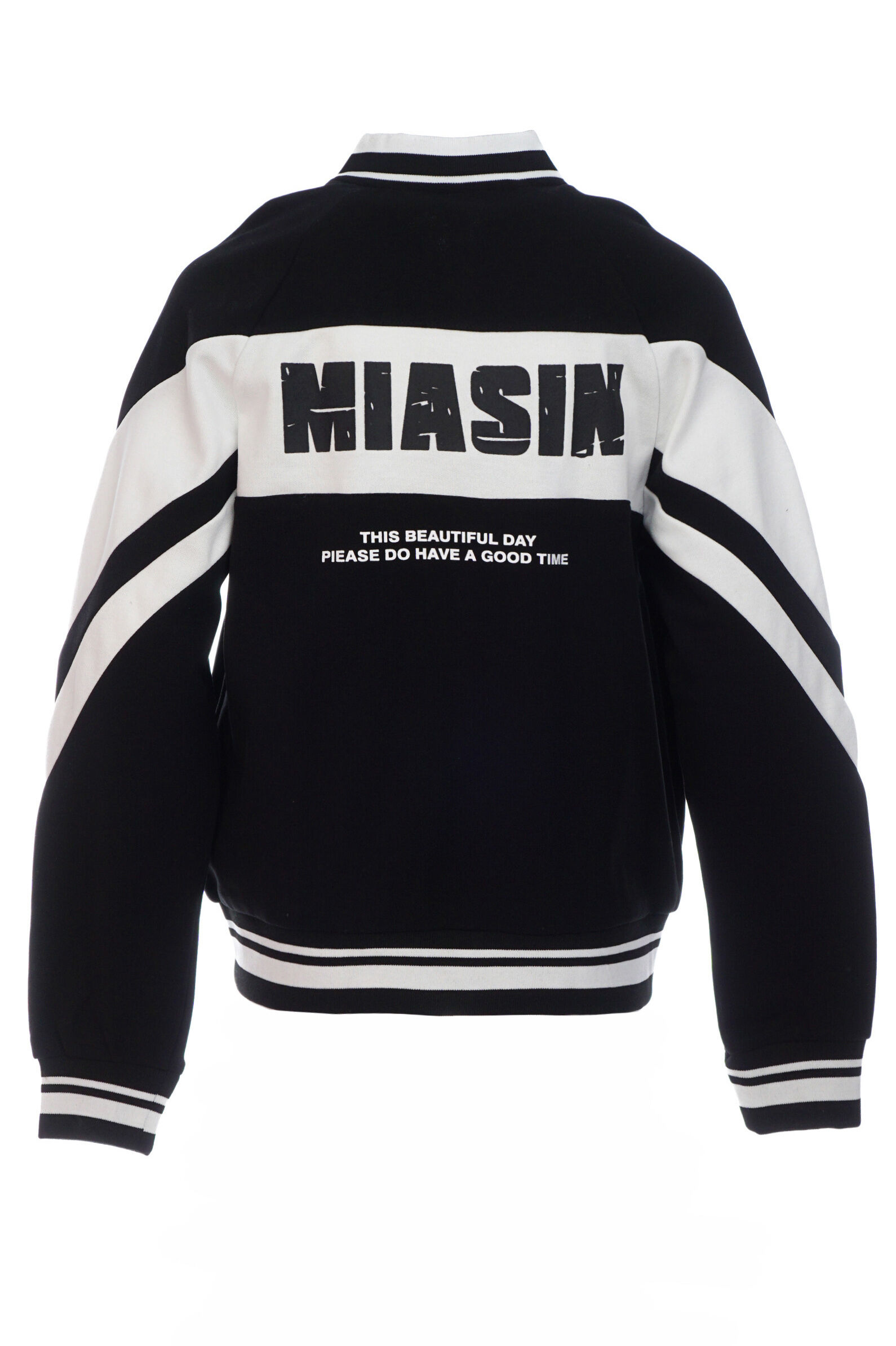 Бомбер мал. АРТ.B-HDZ34261A,чер-бел,хл-пэ