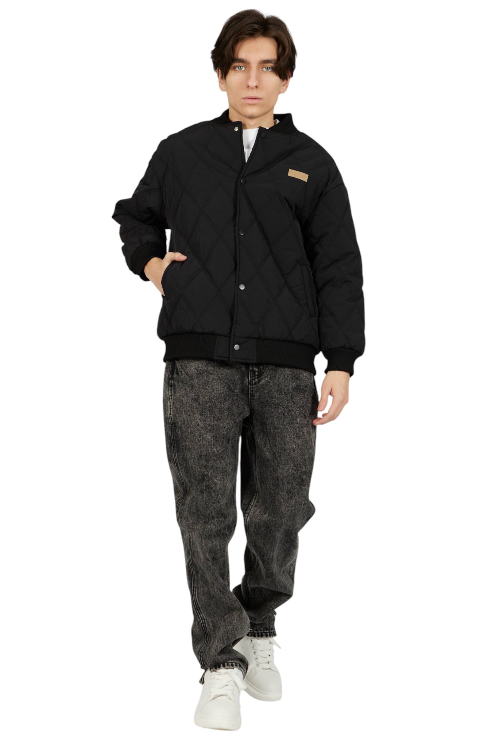 Бомбер АРТ.B-JCK34703,чер,пэ