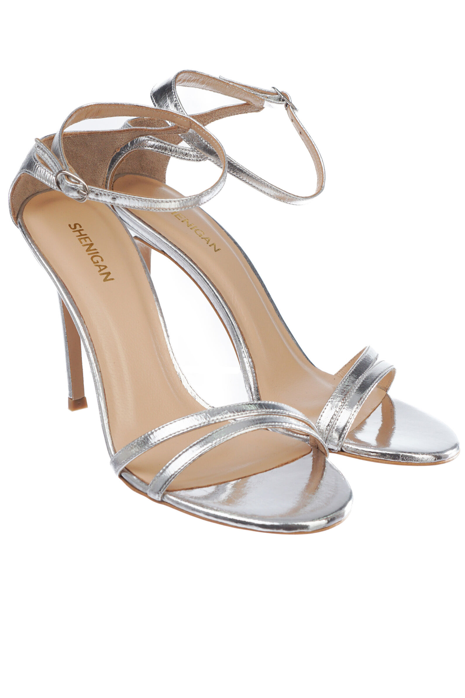 Босоножки жен.АРТ.401 28 R09,сереб,н.к/н.к