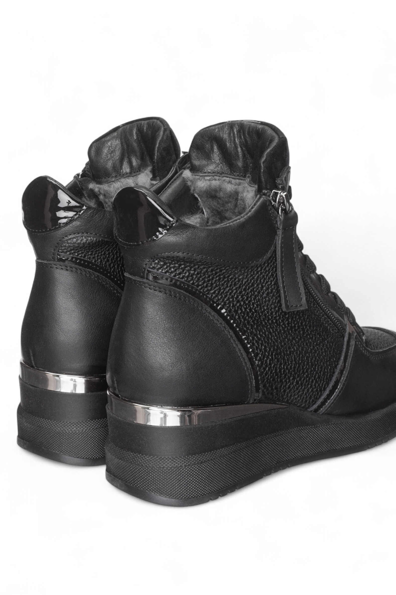 Ботинки жен. АРТ.25KB-1034-1,чер,н.к/н.м