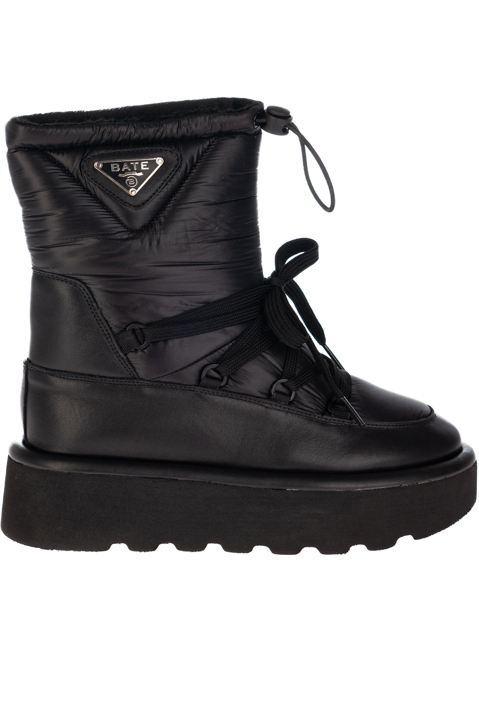 Ботинки жен. АРТ.26557,чер,тек-н.к/байка