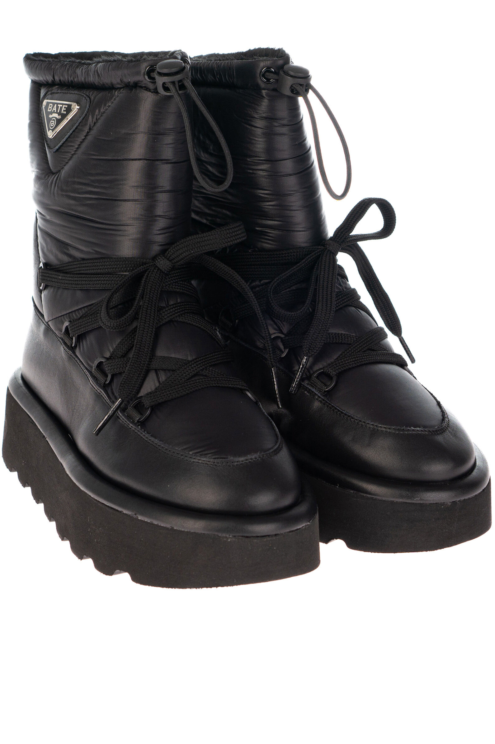 Ботинки жен. АРТ.26557,чер,тек-н.к/байка