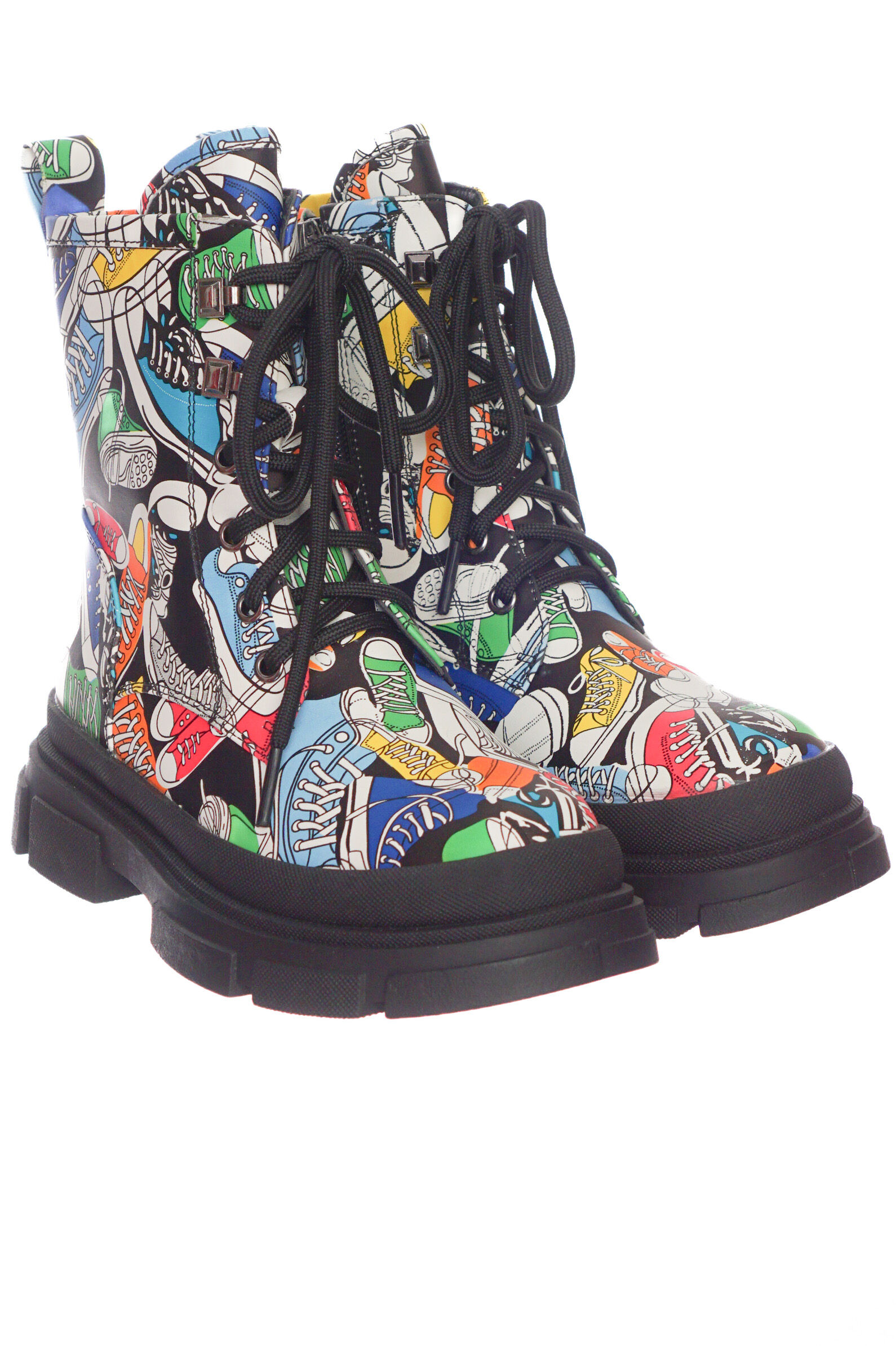 Ботинки дев. АРТ.51-860B,мульт,и.к/тек