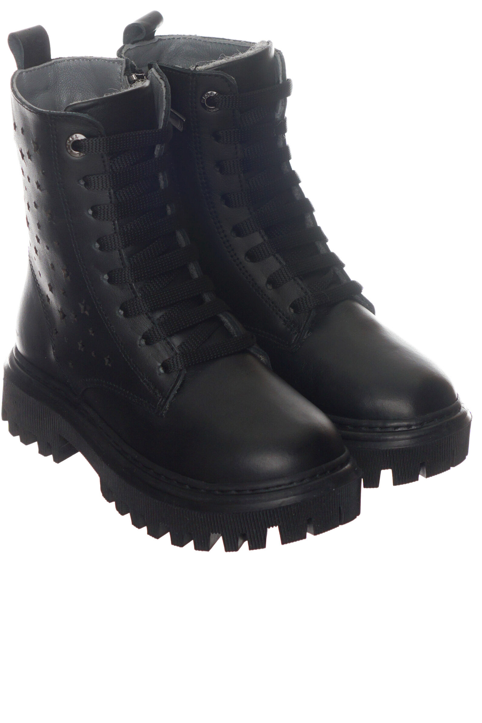 Ботинки дев. АРТ.6-512450-2553,чер,н.к/шер