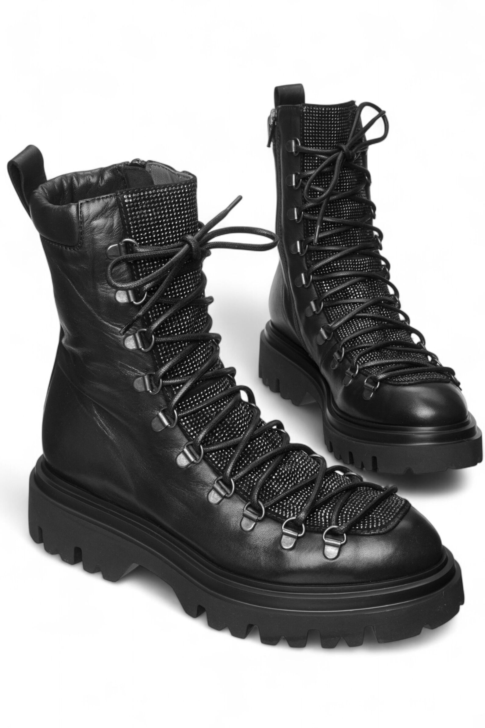 Ботинки жен.АРТ.9378,чер,н.к/н.к