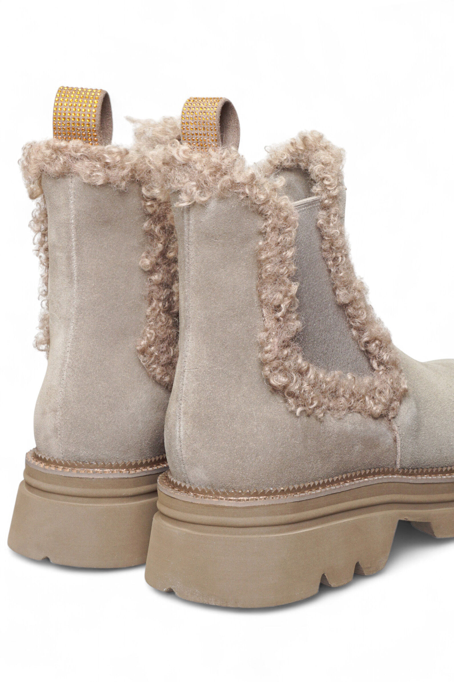 Ботинки жен. АРТ.SF2547S507,т.беж,н.з/н.к