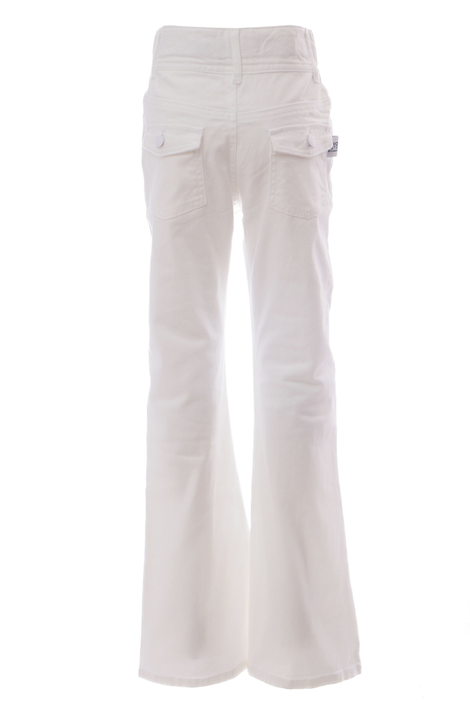 Брюки дев. АРТ.438016,бел,хл-эл