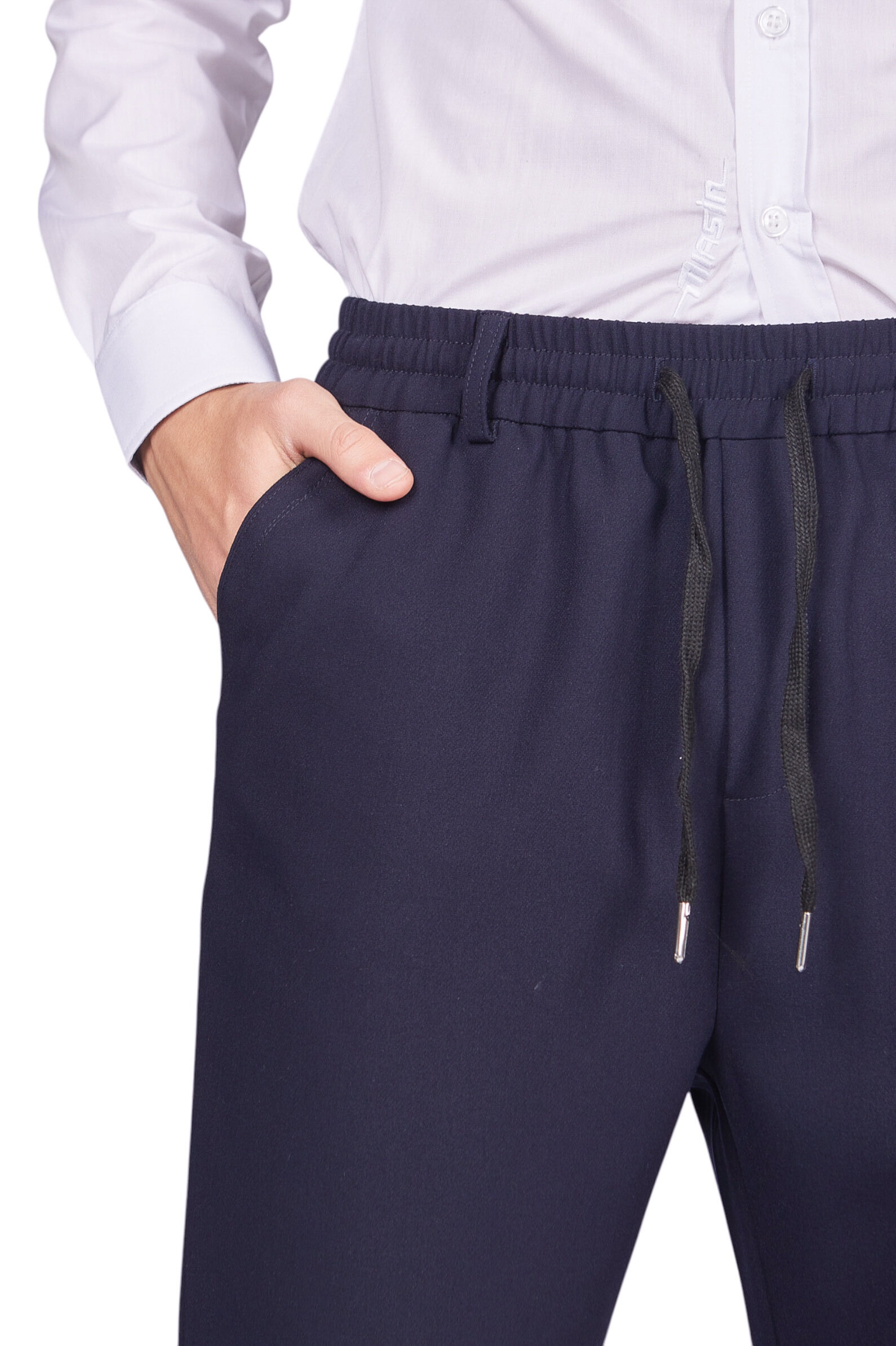 Брюки мал. АРТ.B-TR35305,син,вис-па-эл