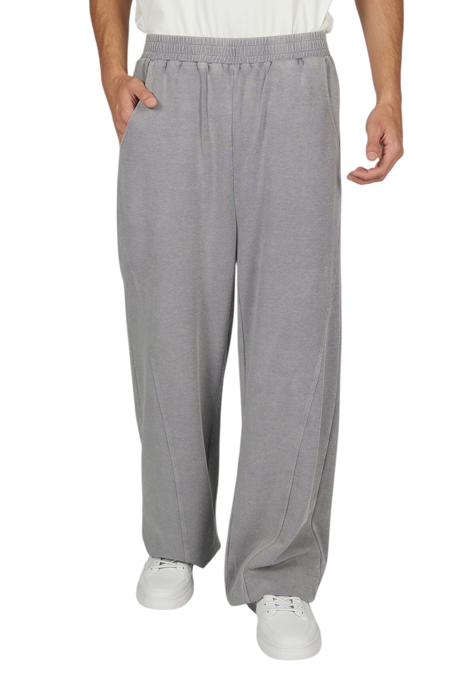 Брюки АРТ.B-TR36039,cер,хл