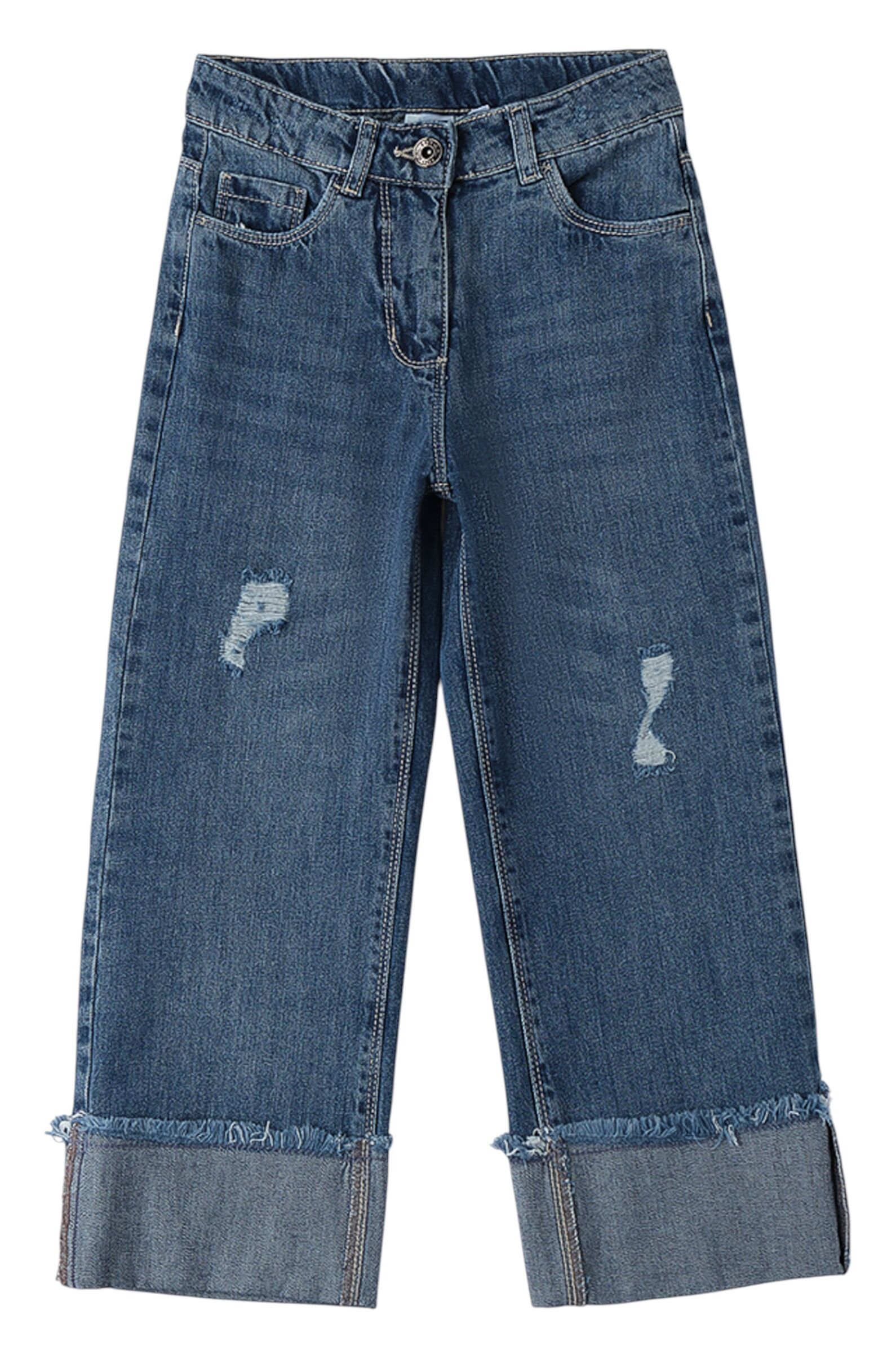 Джинсы дев. АРТ.4.F520.00,син,хл