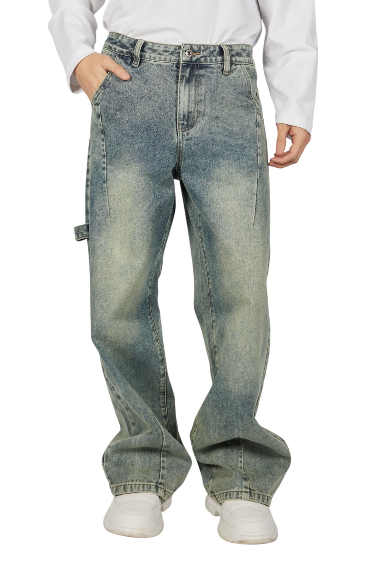 Джинсы АРТ.B-JN35423,син,хл