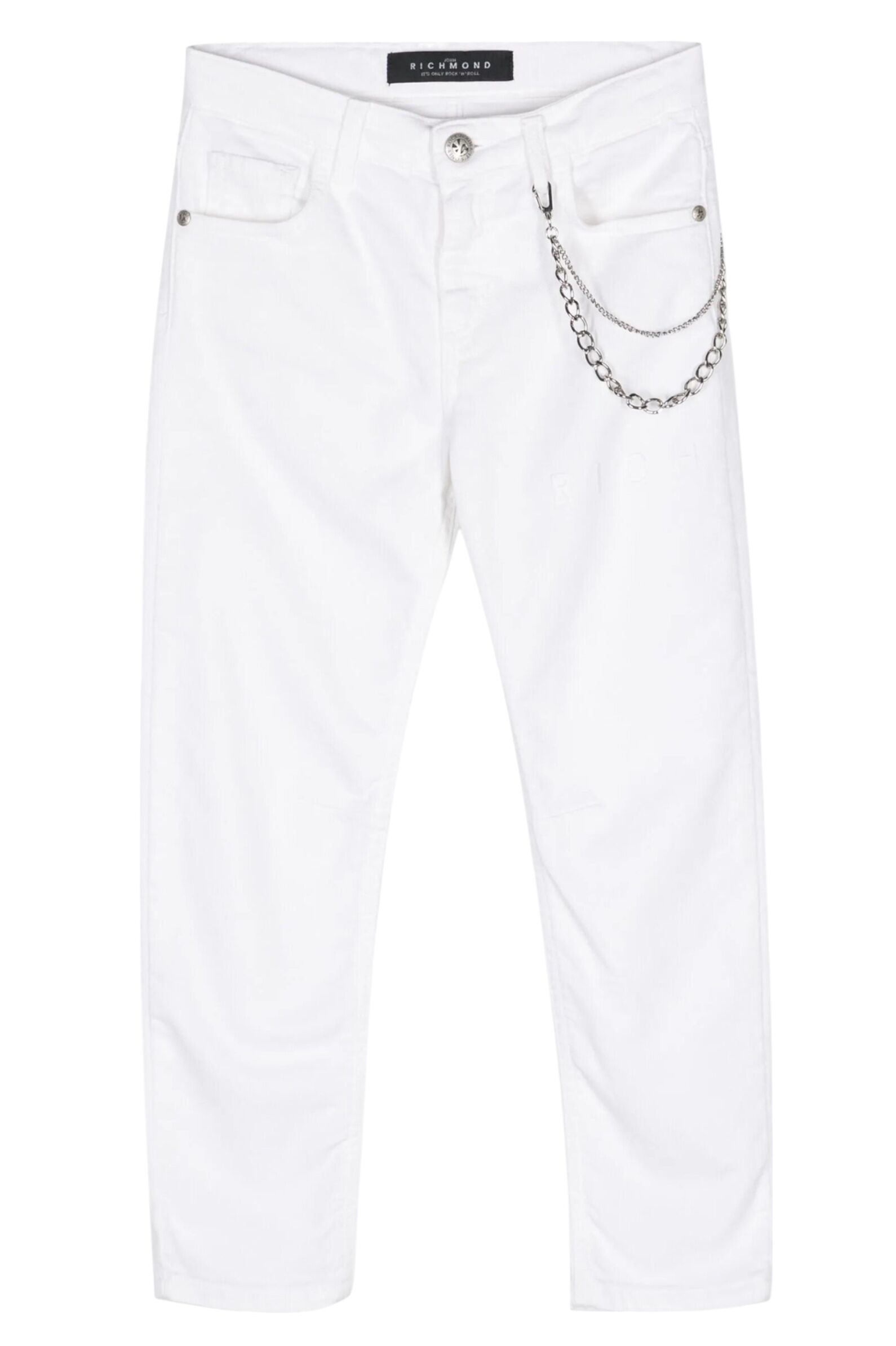 Джинсы АРТ.RBP24110JE,бел,хл-спан