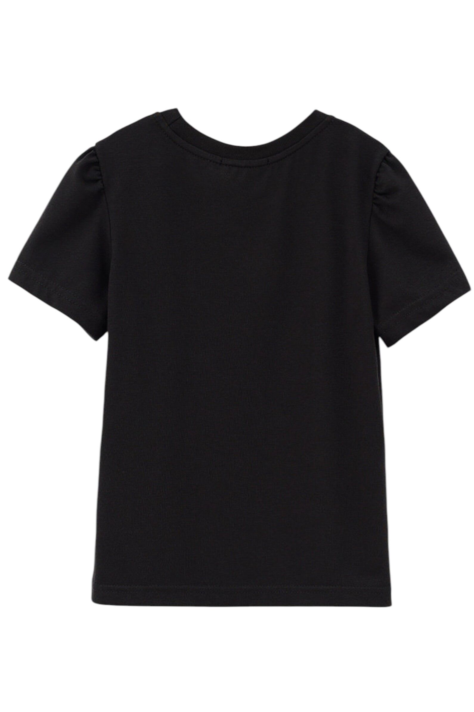 Футболка дев. АРТ.252200,чер,хл-эл