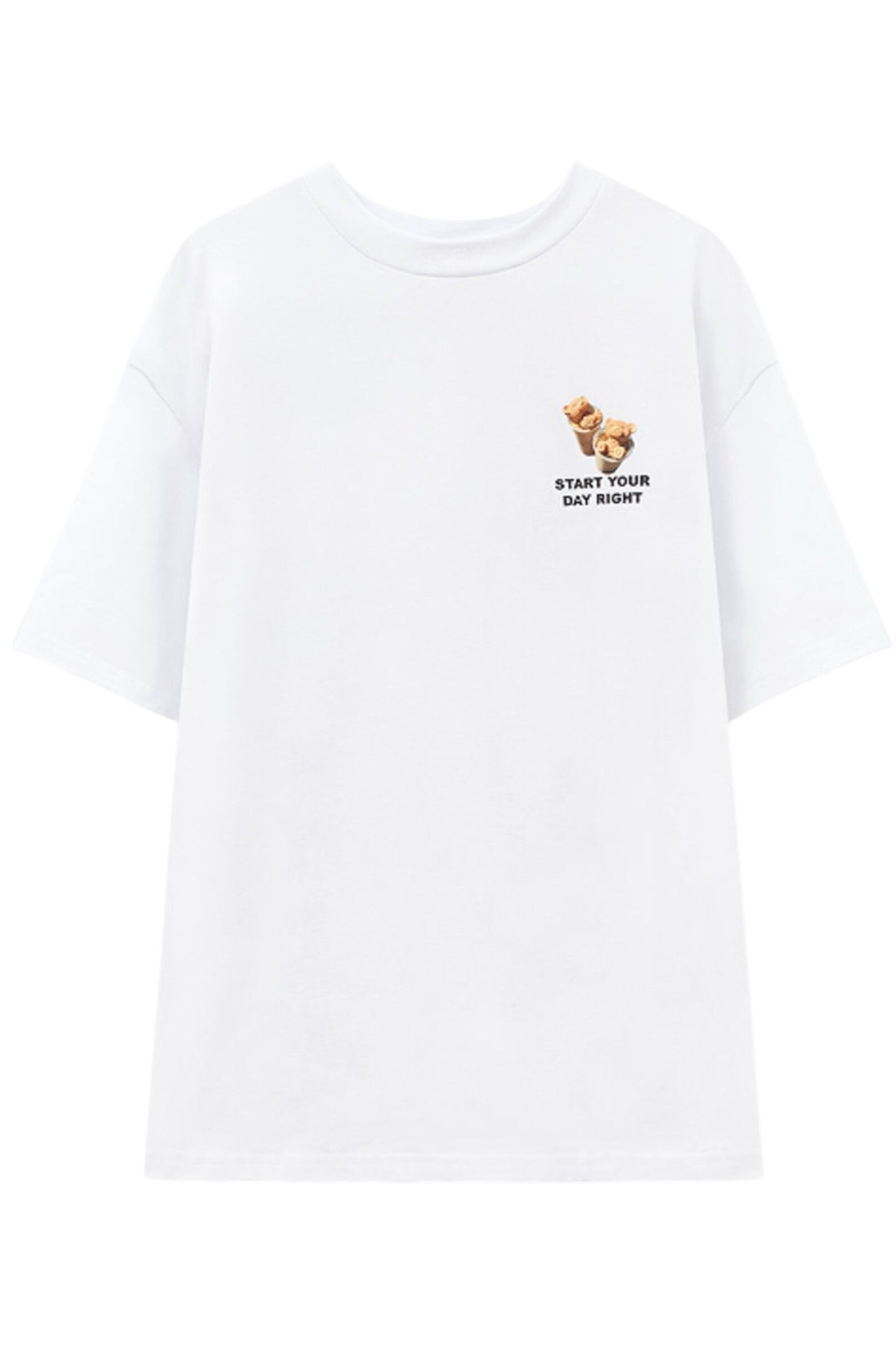 Футболка дев. АРТ.260119,бел-мул,хл-эл