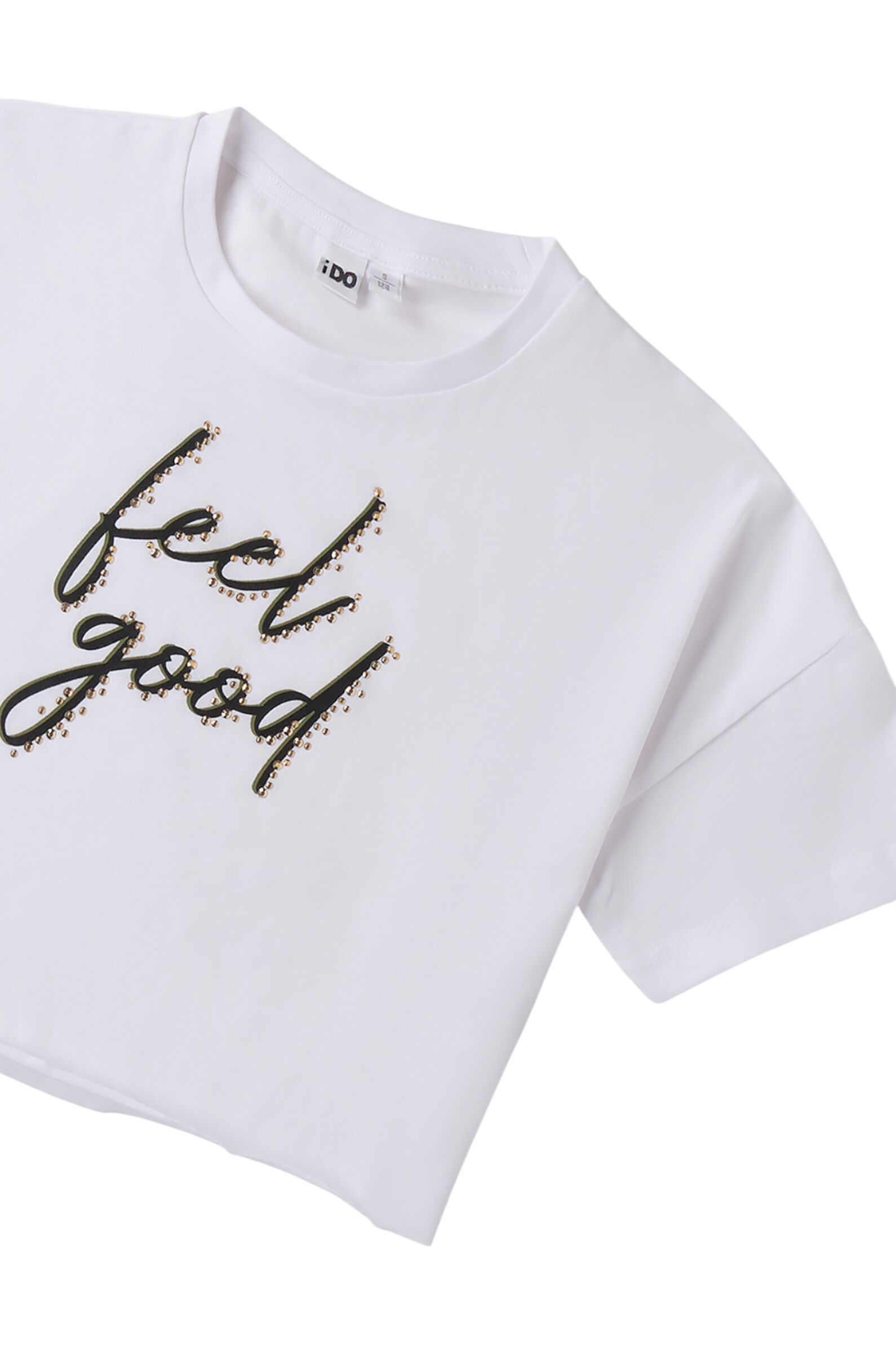 Футболка дев. АРТ.4.B845.00,бел,хл