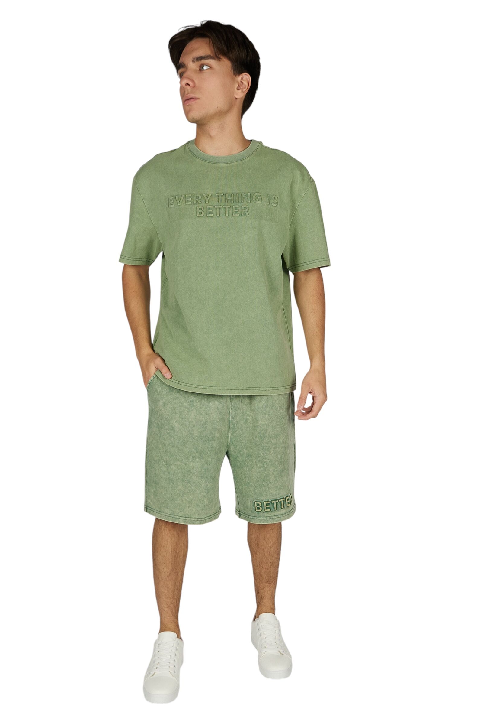 Футболка АРТ.B-TS36029,зел,хл