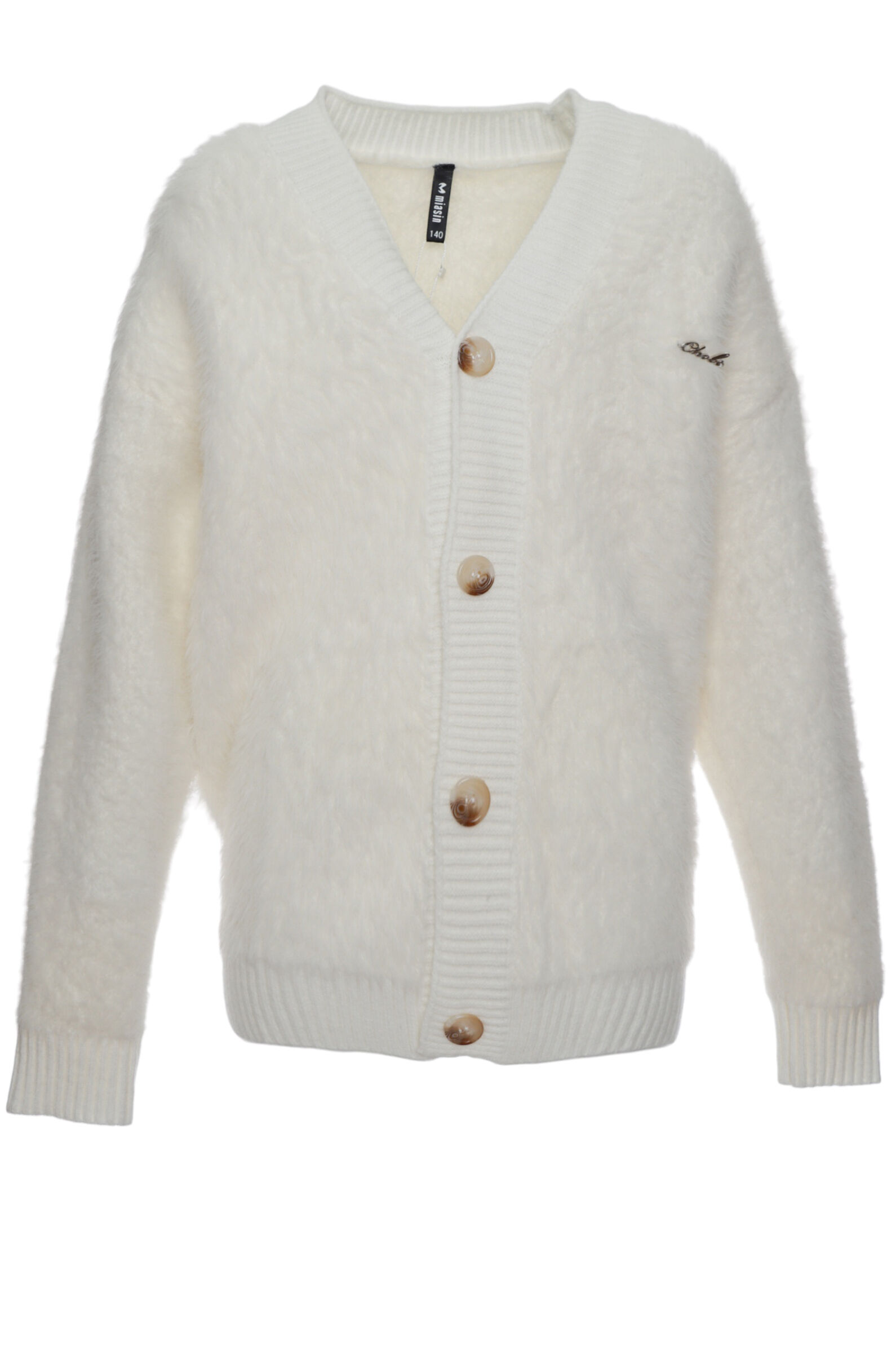 Кардиган дев. АРТ.G-SW24664,бел,хл-акр