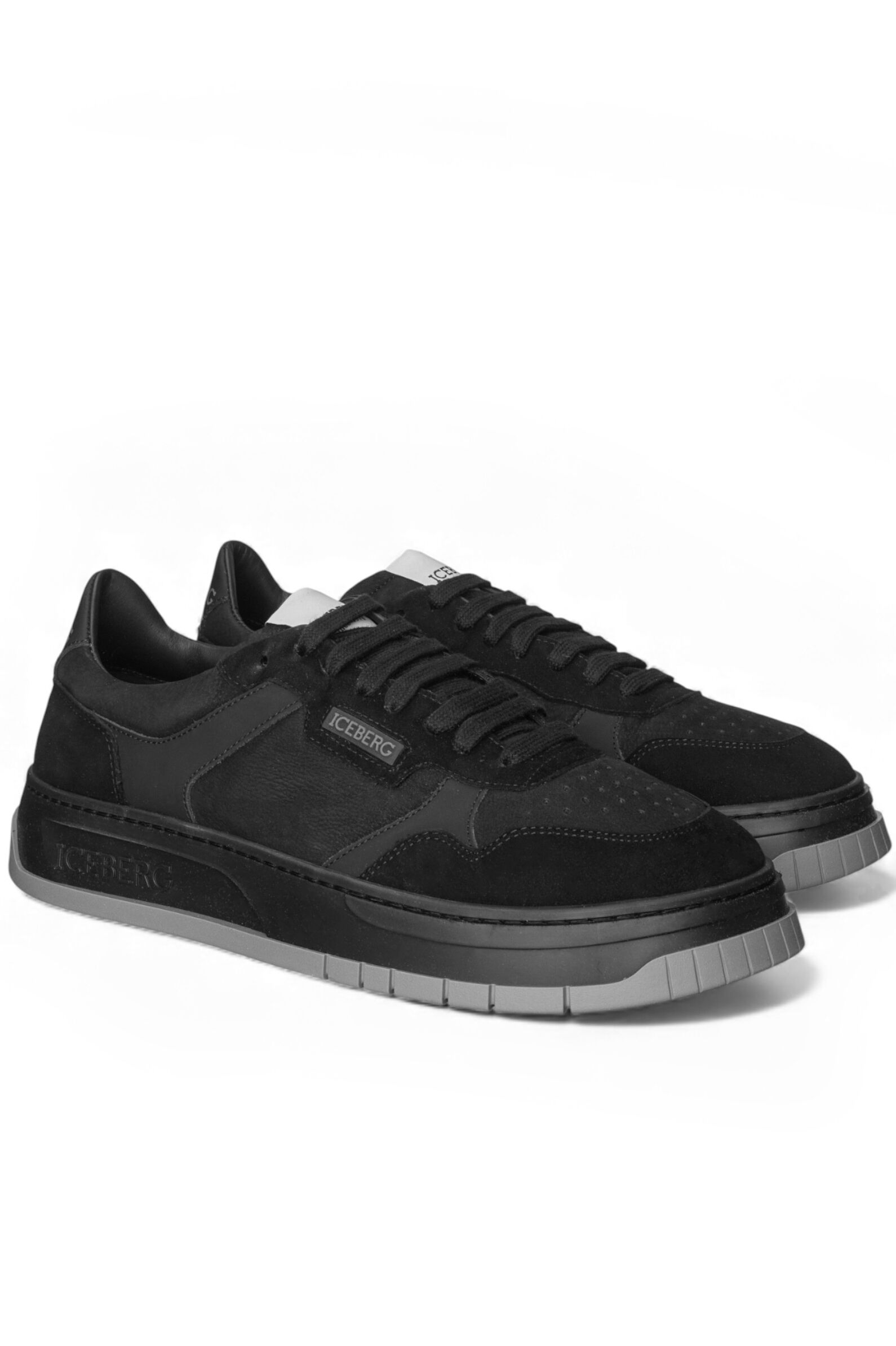 Кеды муж. АРТ.IU16870J,чер,н.нуб-з/н.м