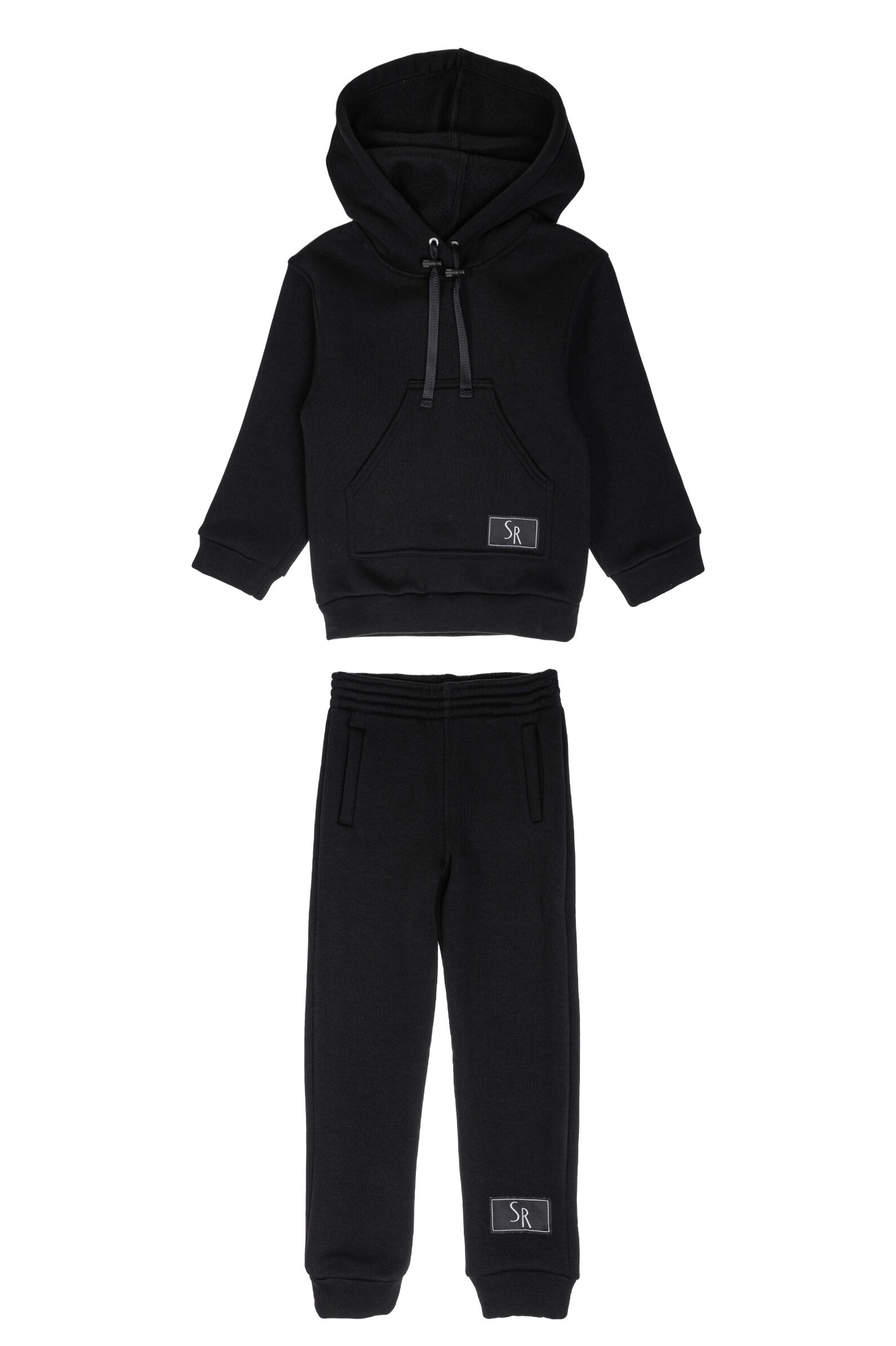 Костюм спортивный. АРТ.SR975D691,чер,хл-эл