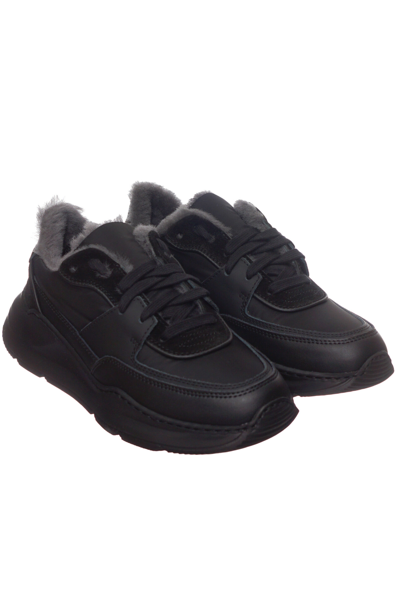 Кроссовки жен. АРТ.45-D-FW23,чер,н.к-з-тек/н.м