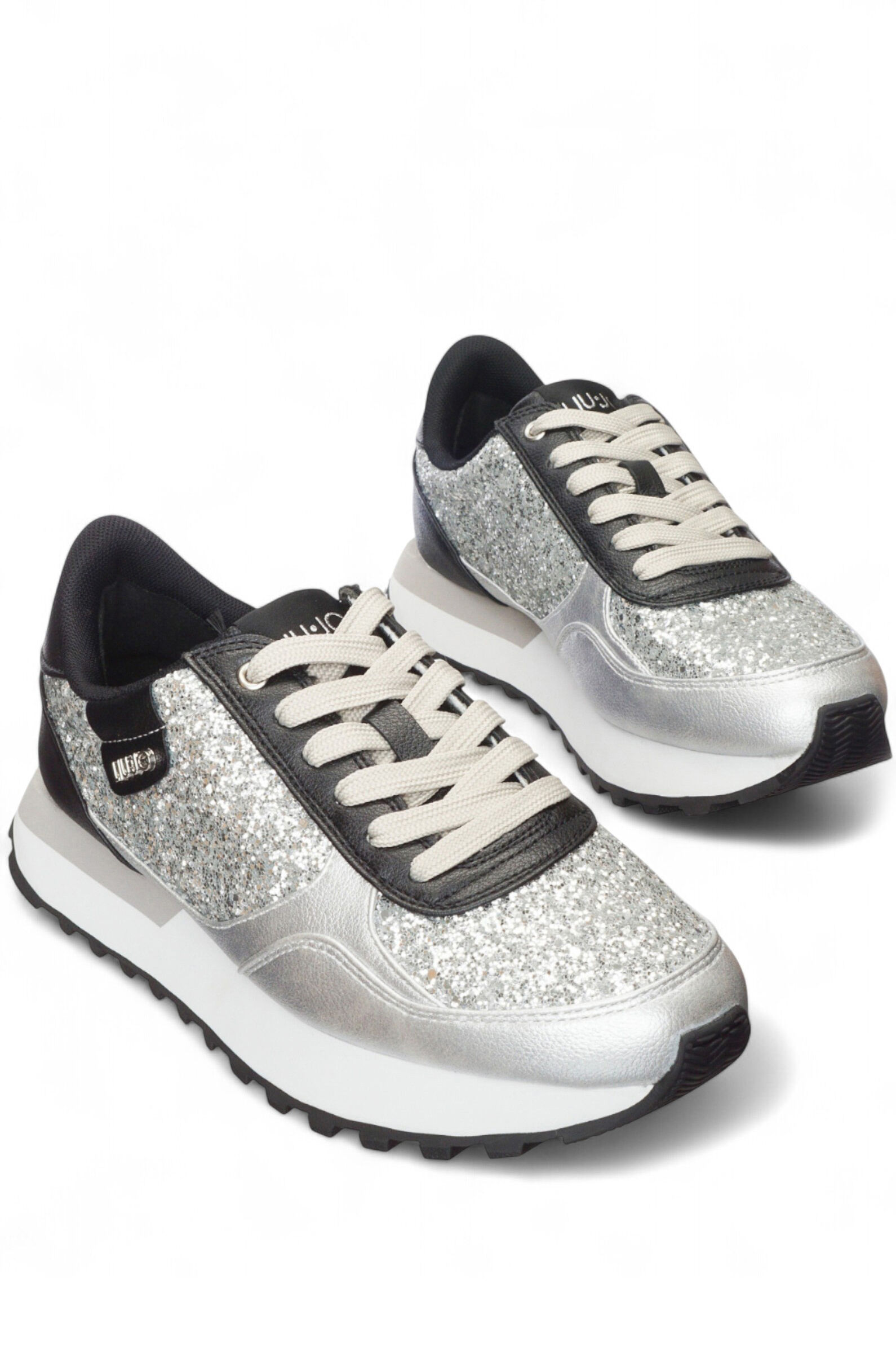 Кроссовки жен. АРТ.BF5057EX015S1S01,сереб-чер,и.к-глит/тек