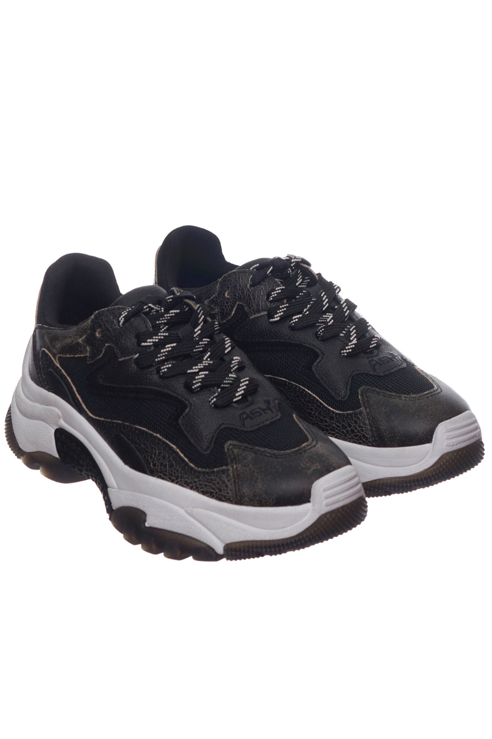 Кроссовки жен. АРТ.SS24-S-126379-004,чер-беж,н.к-велюр-тек