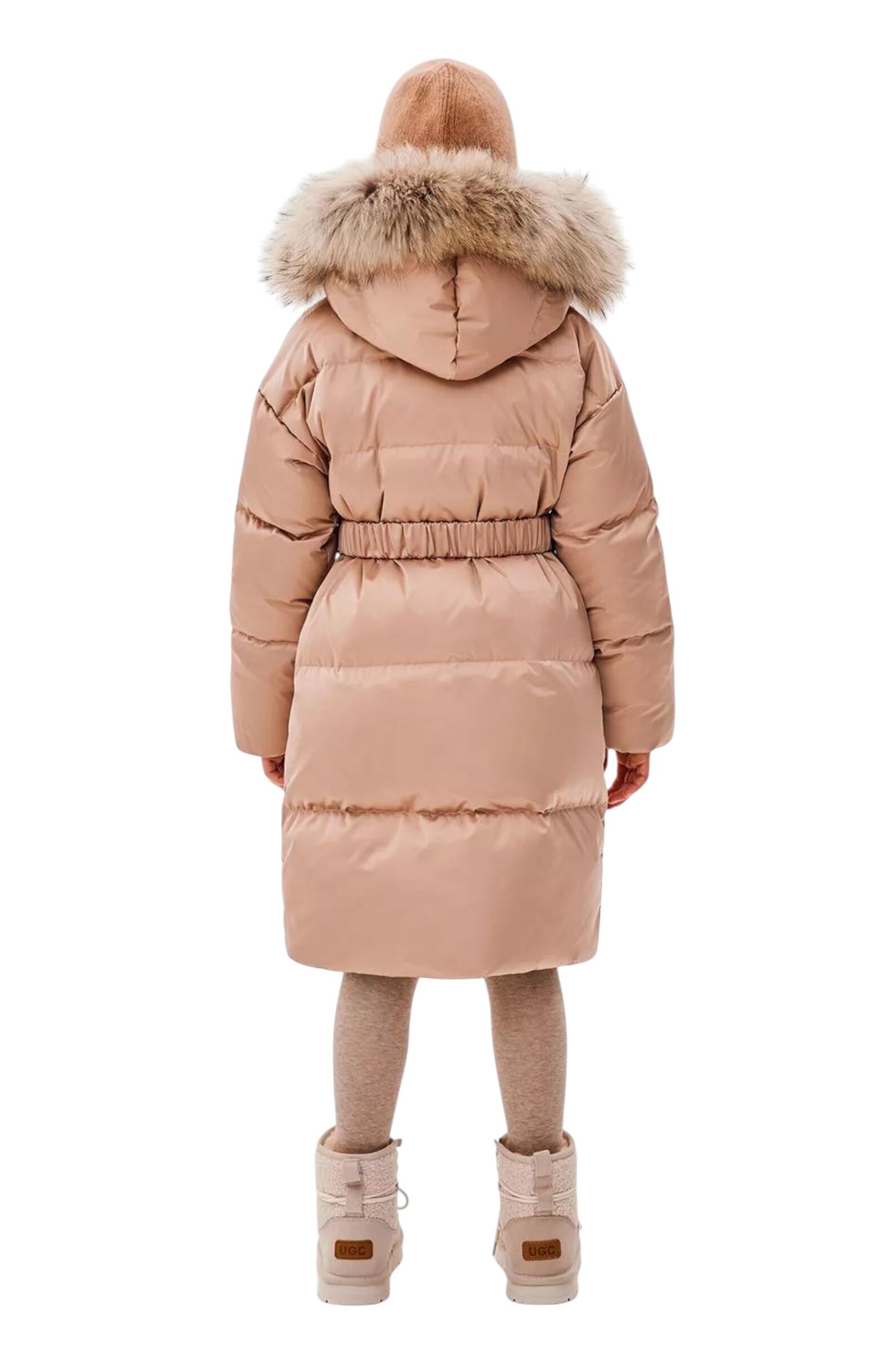 Куртка АРТ.1-084,беж,полиэф/полиэфир/пух-перо