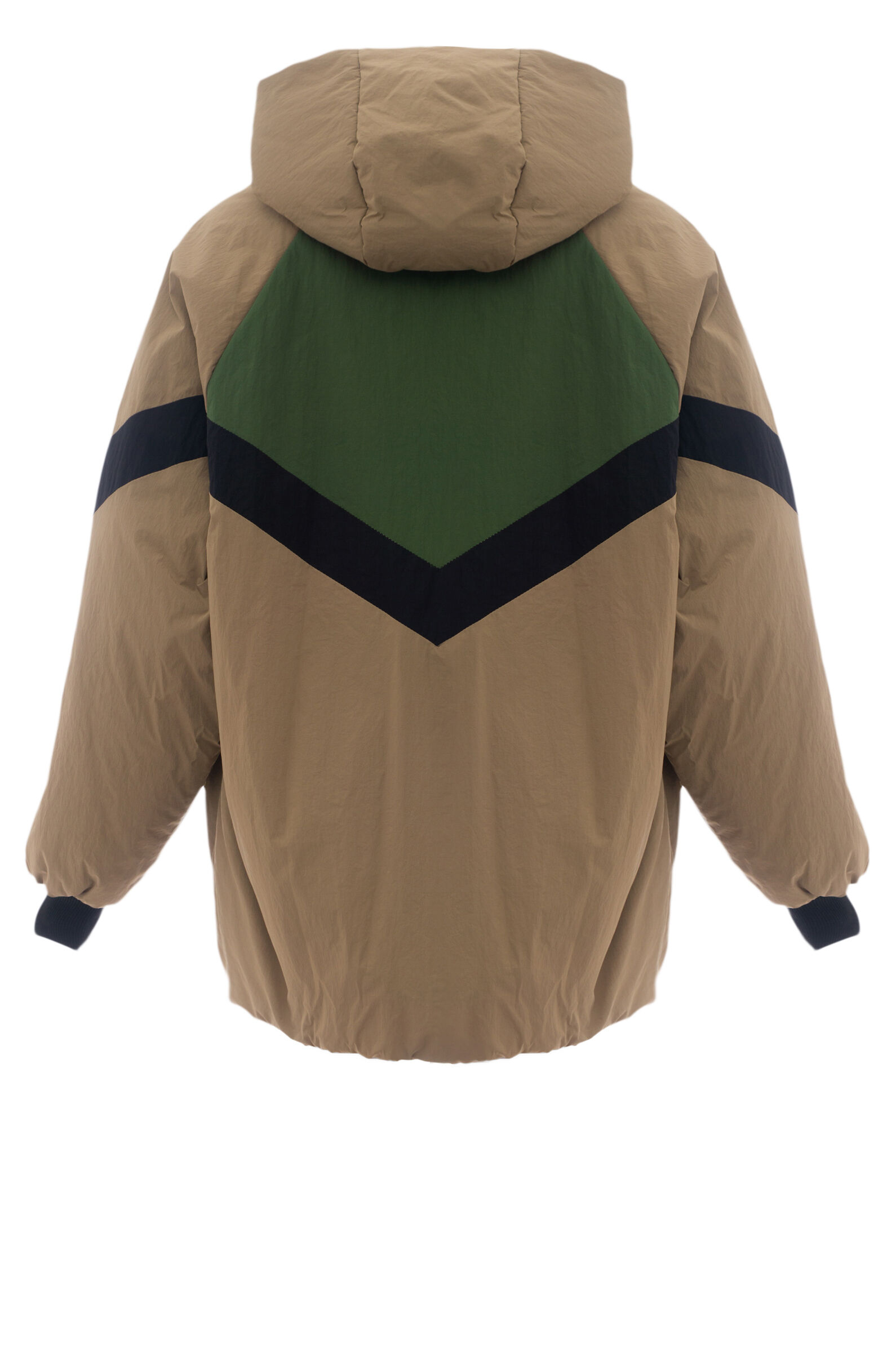 Куртка дев. АРТ.Dizzy,беж-зел,полиэ/аляска