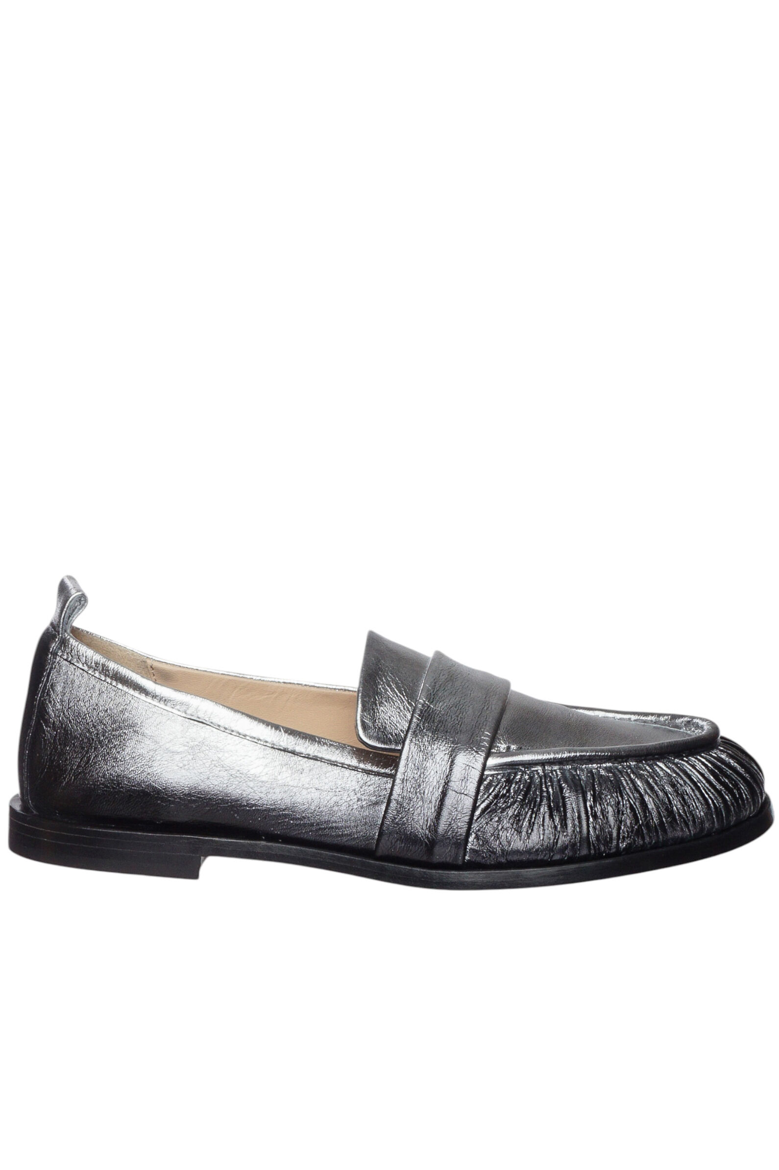 Лоферы жен.АРТ.9092,сер-чер,н.к/н.к