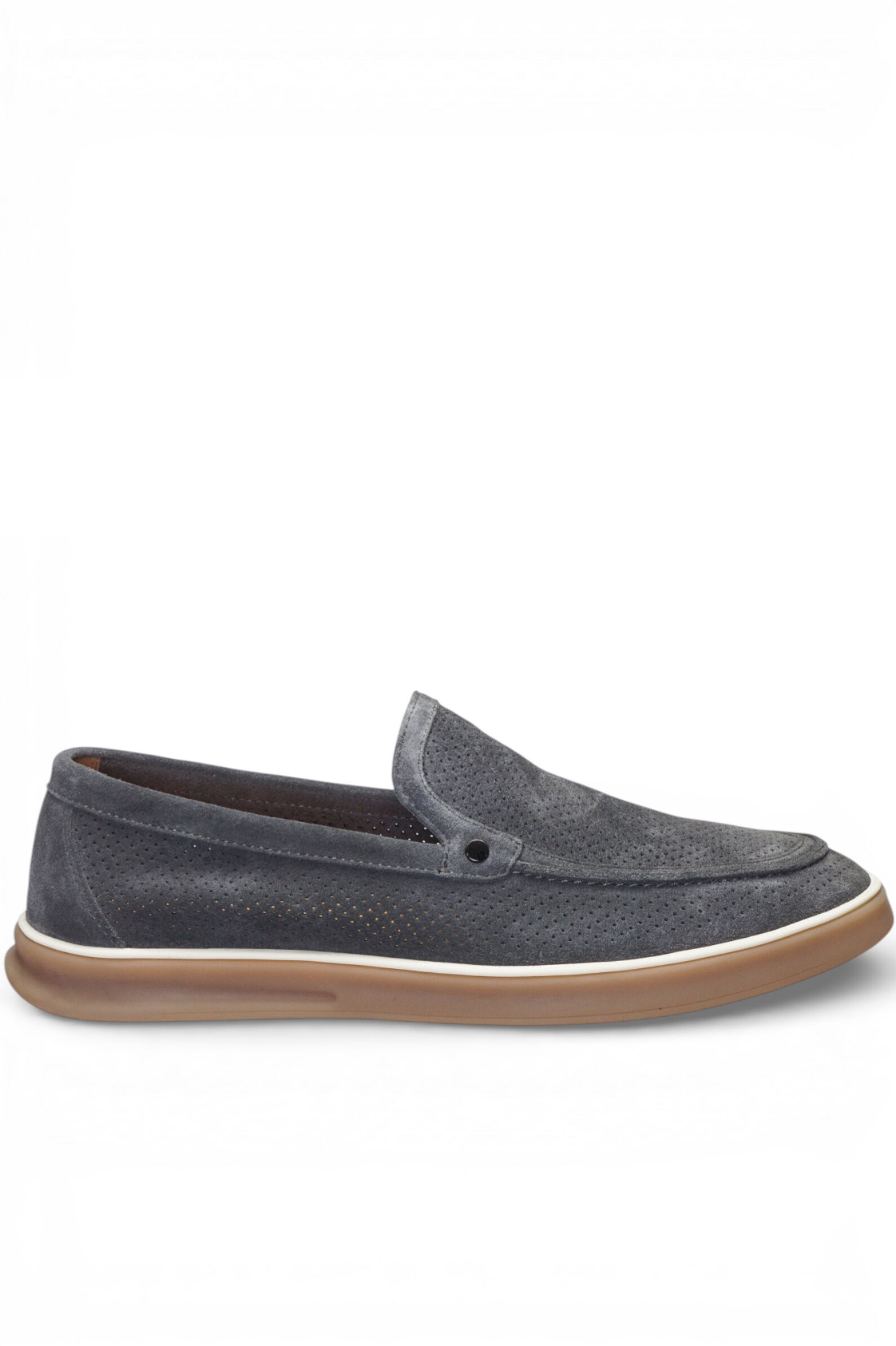 Лоферы муж.АРТ.KD9-18-2D-239,сер,н.з/н.к-тек