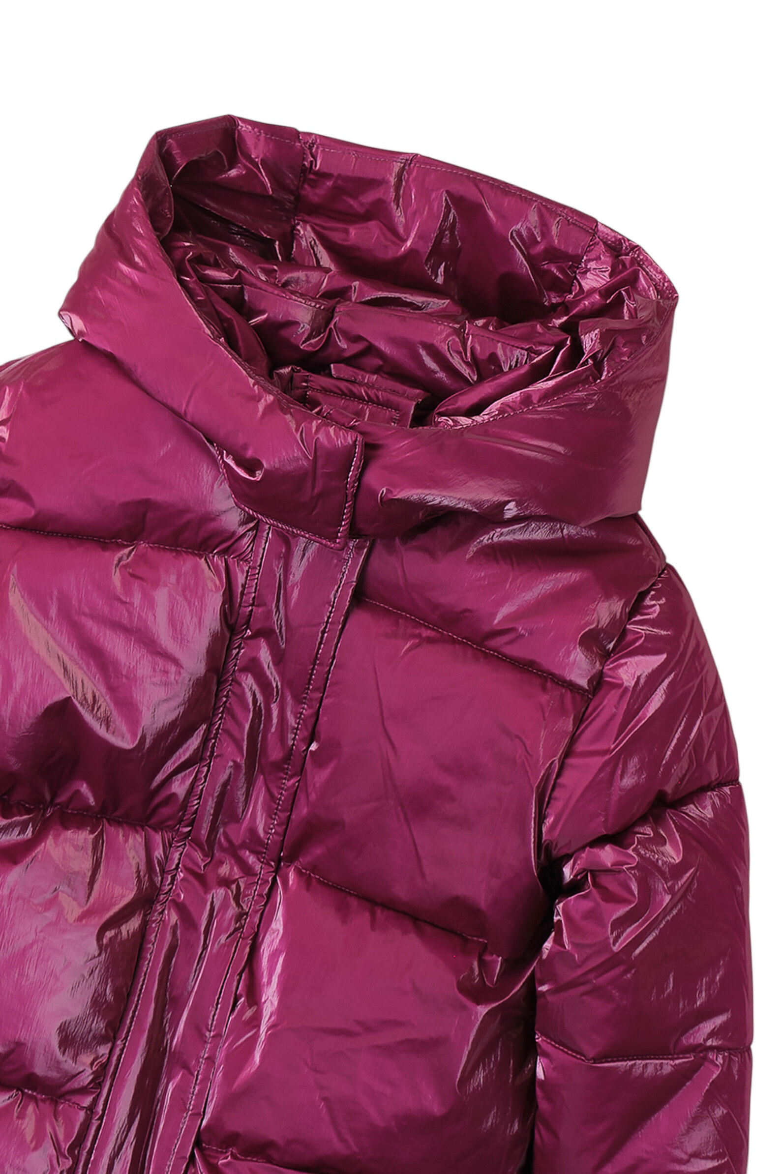 Пальто дев. АРТ.0.A287.00,бордо,нейлон