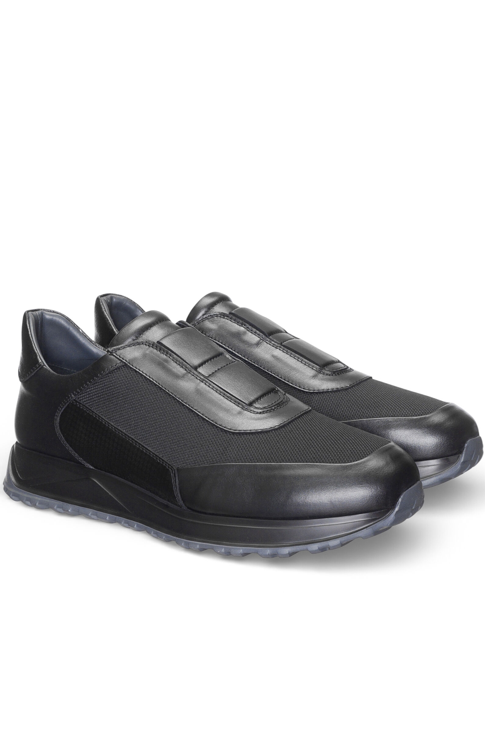 П/ботинки муж. АРТ.6528-03,чер,н.к-тек/н.к