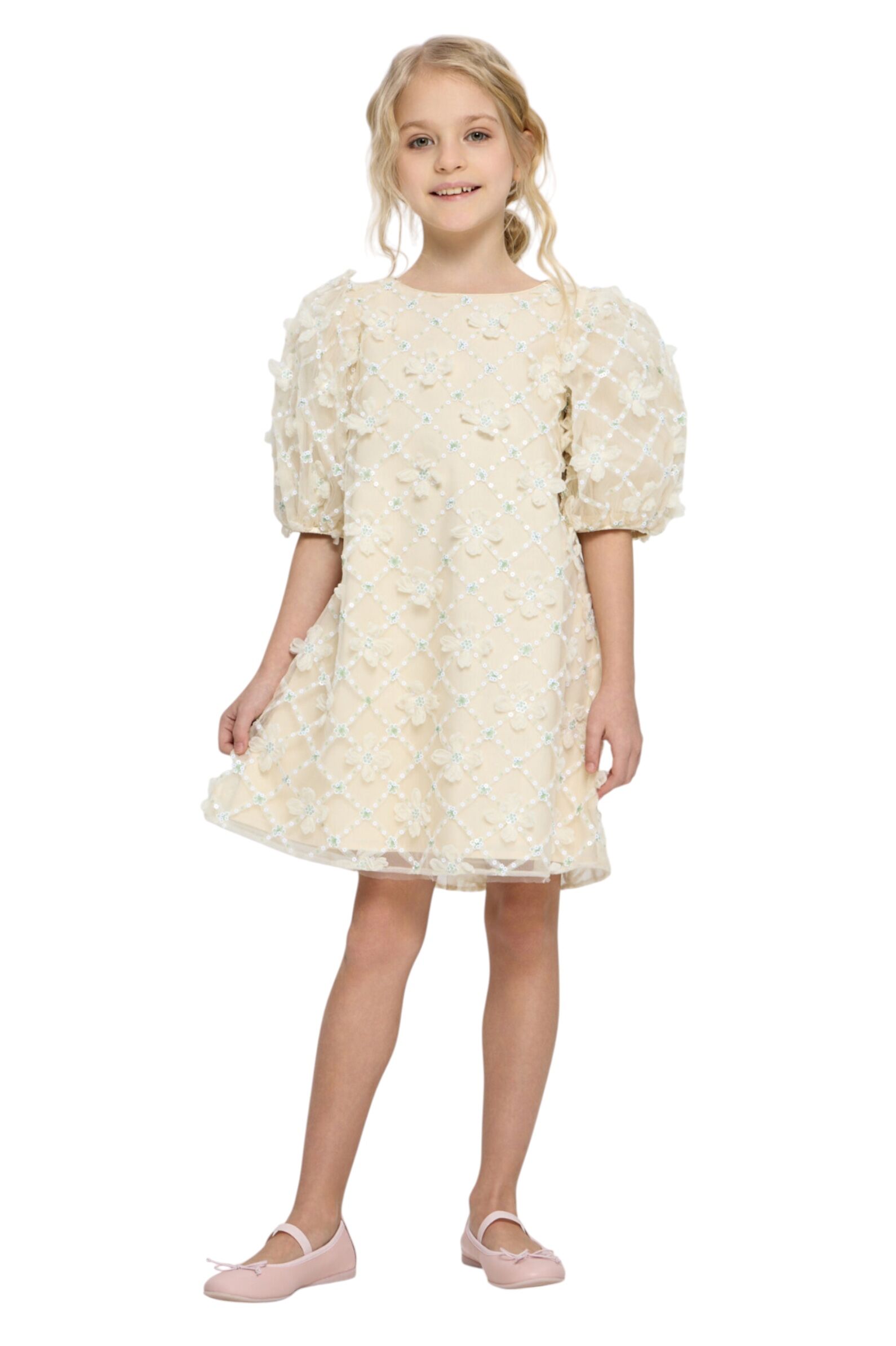 Платье дев. АРТ.1703.43,мол,пэ/хл