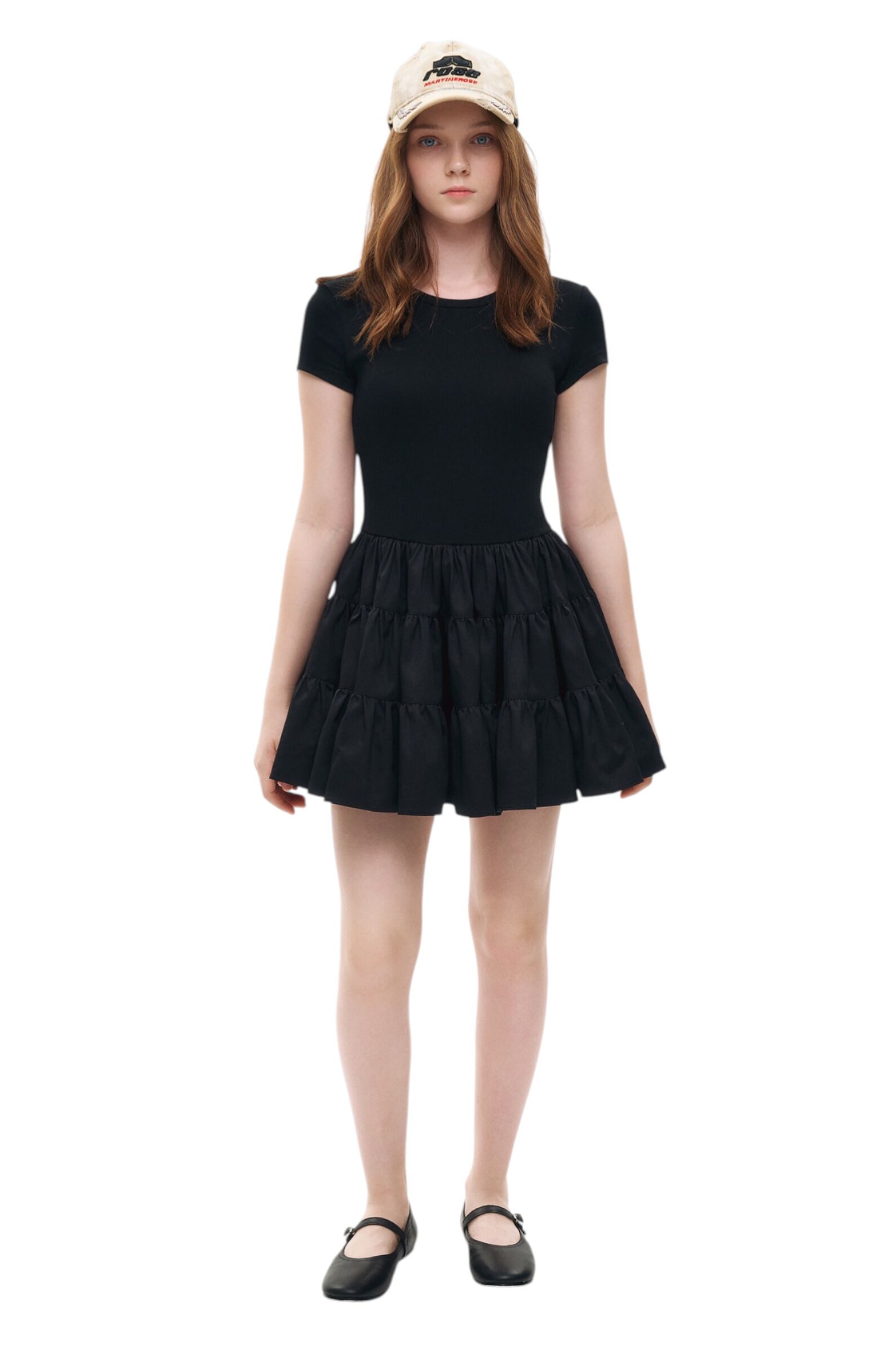 Платье дев. АРТ.AA238494,чер,хл-пэ-эл