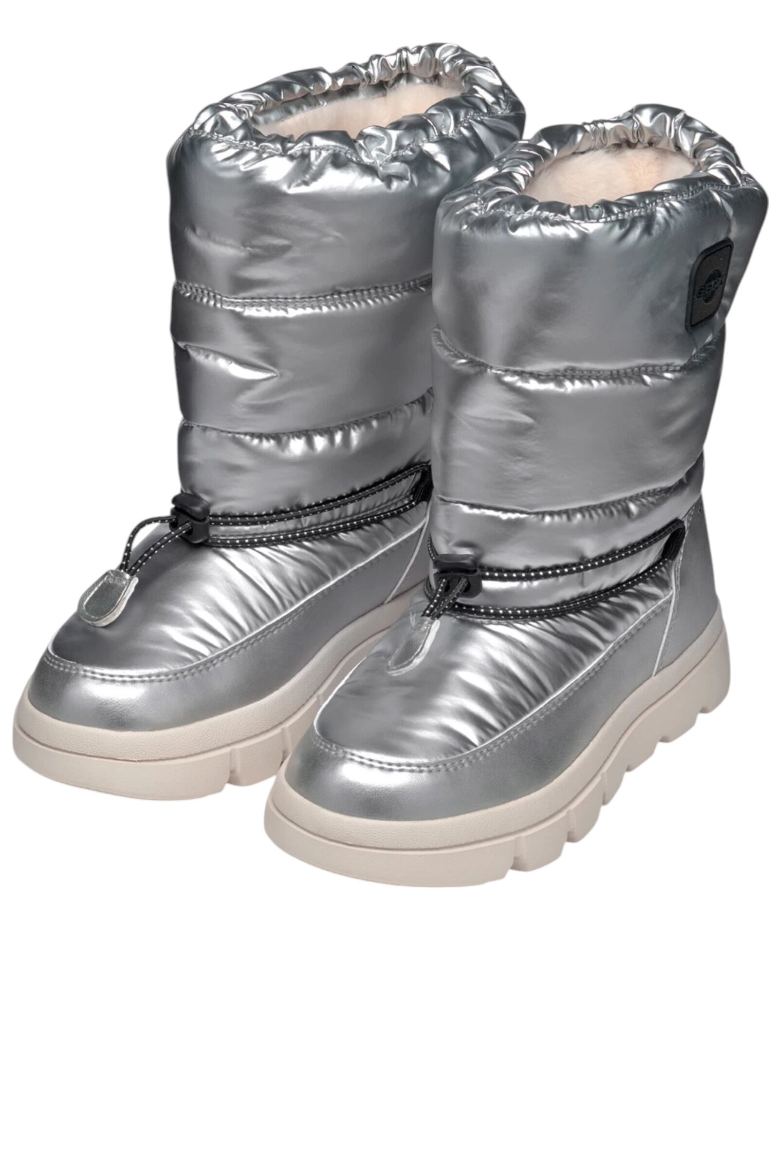 П/сапоги дев. АРТ.J46HWB,сереб,тек-и.к/и.м