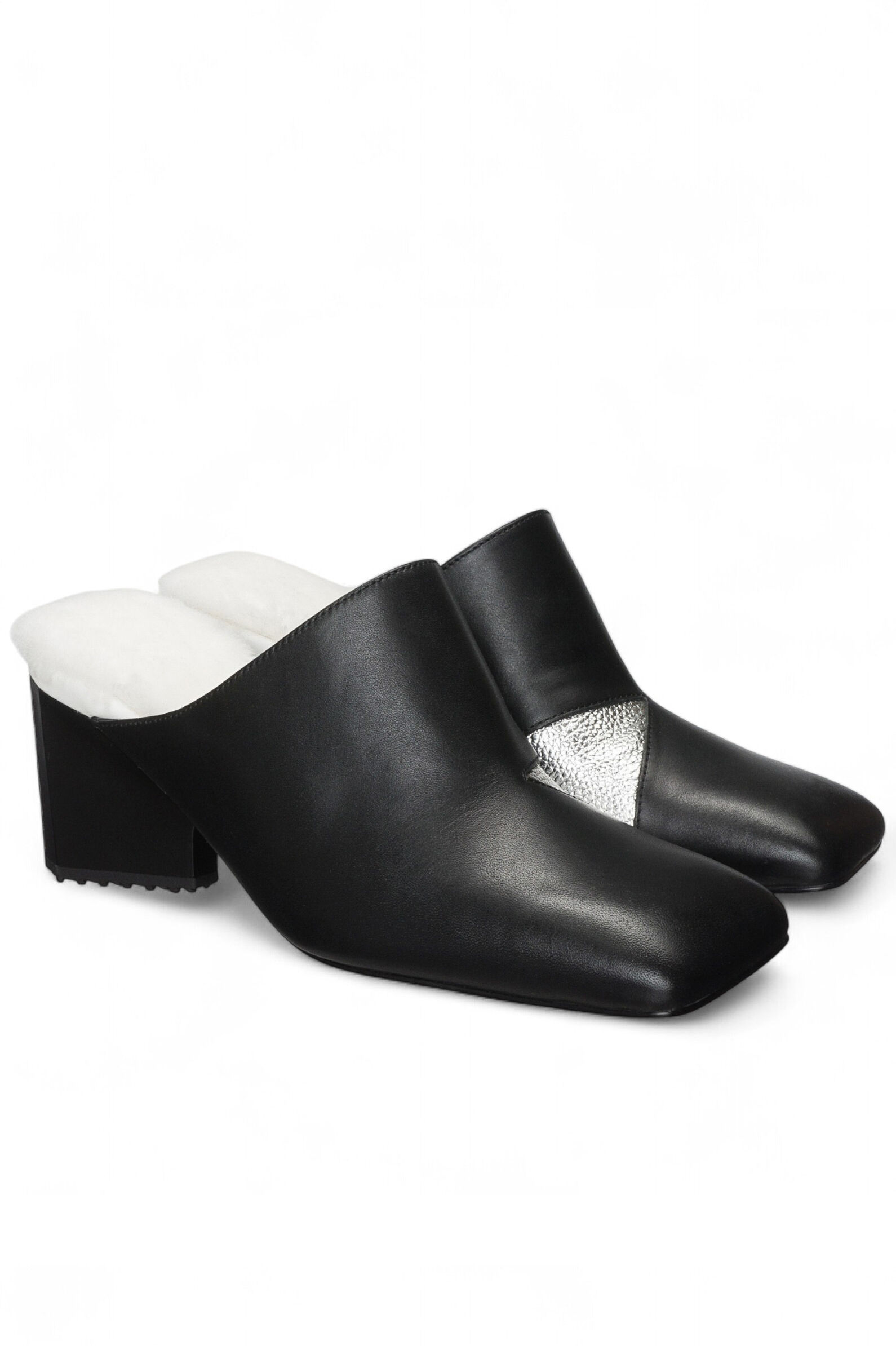 Сабо жен. АРТ.4CS100148,чер-сереб,н.к/н.к-мех