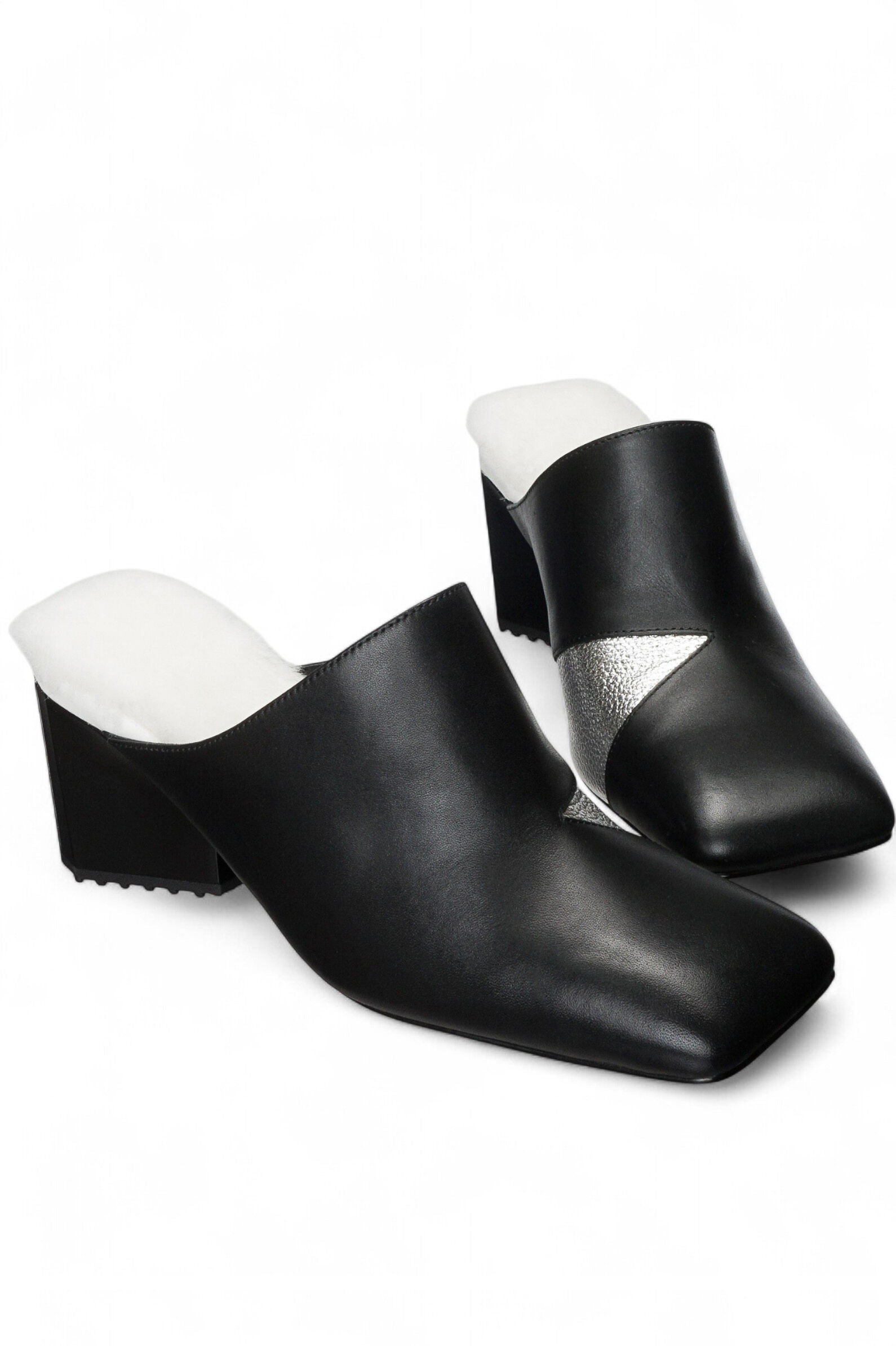 Сабо жен. АРТ.4CS100148,чер-сереб,н.к/н.к-мех