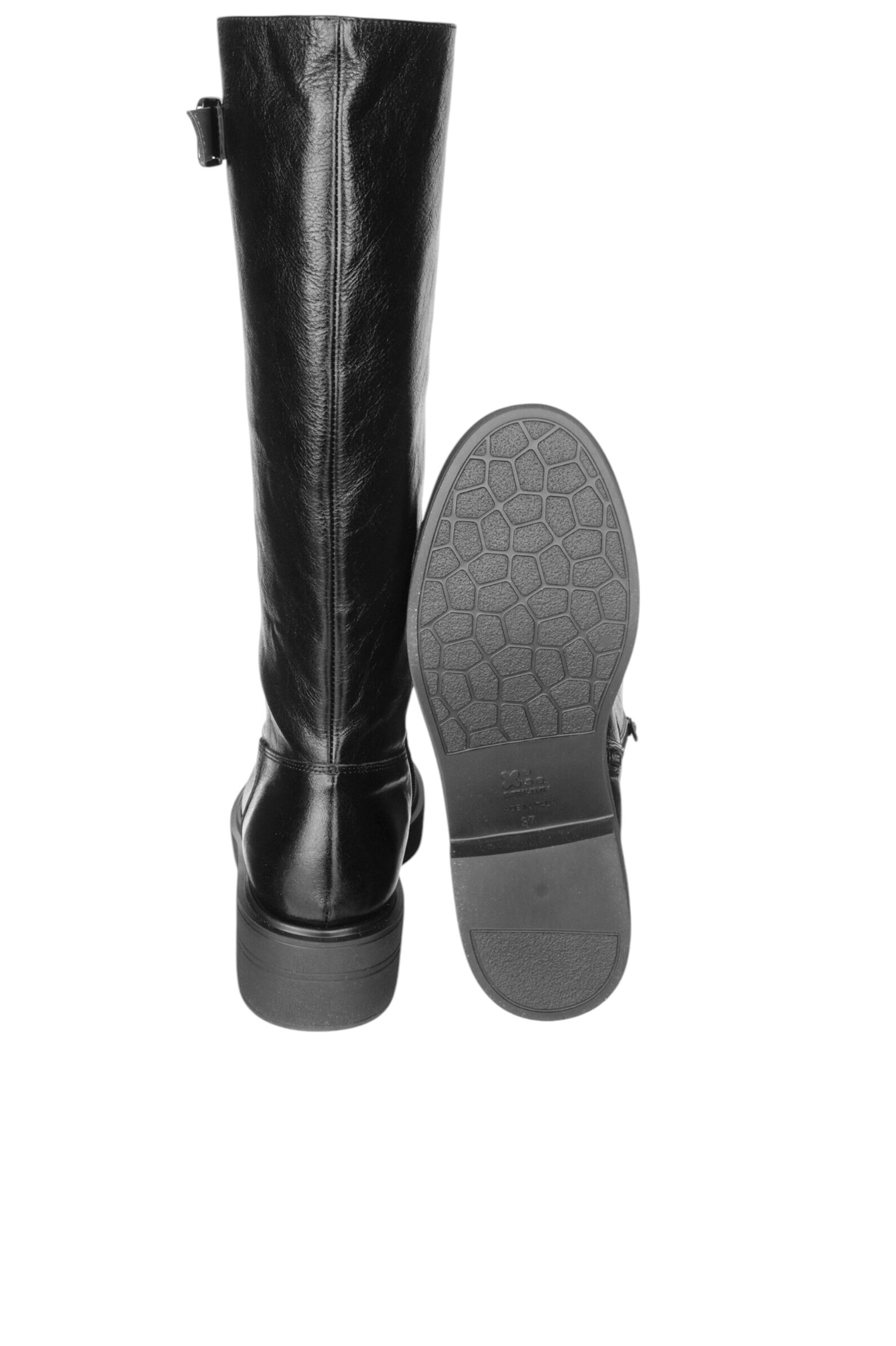 Сапоги жен.АРТ.8963L,чер,н.к/тек