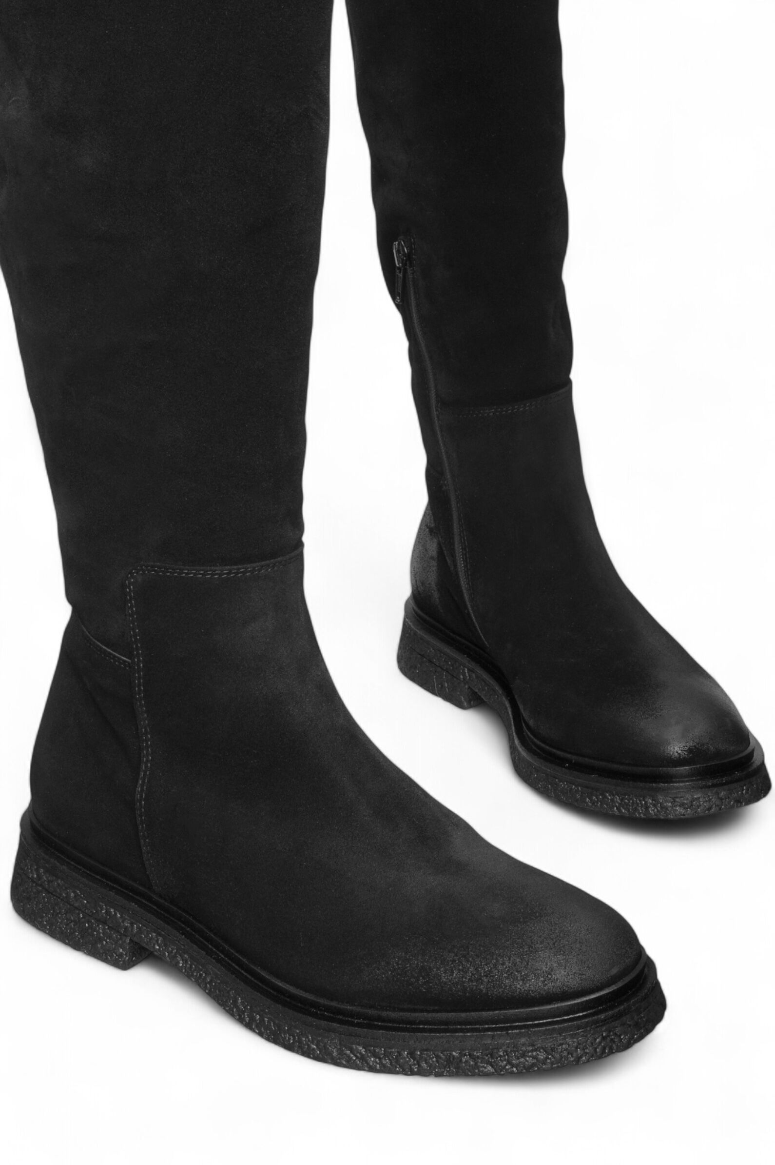 Сапоги жен.АРТ.9265M,чер,н.з/евромех