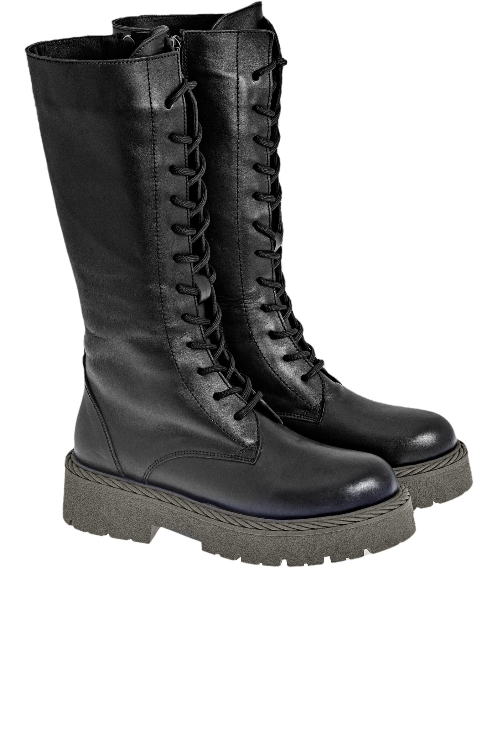 Сапоги жен. АРТ.9478-2-YK,чер-зел,н.к/байка