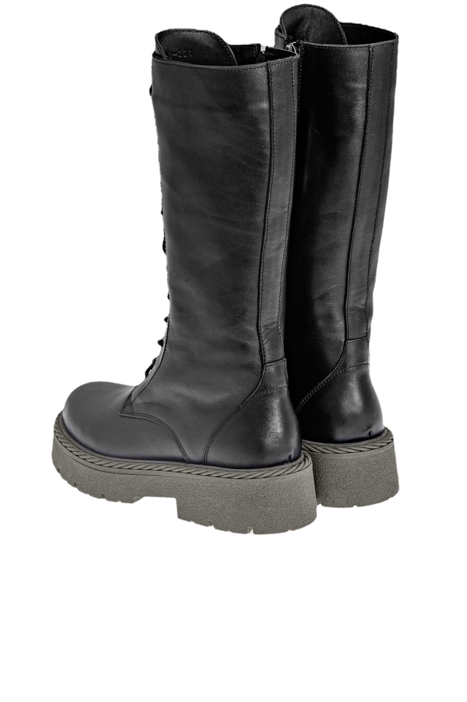 Сапоги жен. АРТ.9478-2-YK,чер-зел,н.к/байка