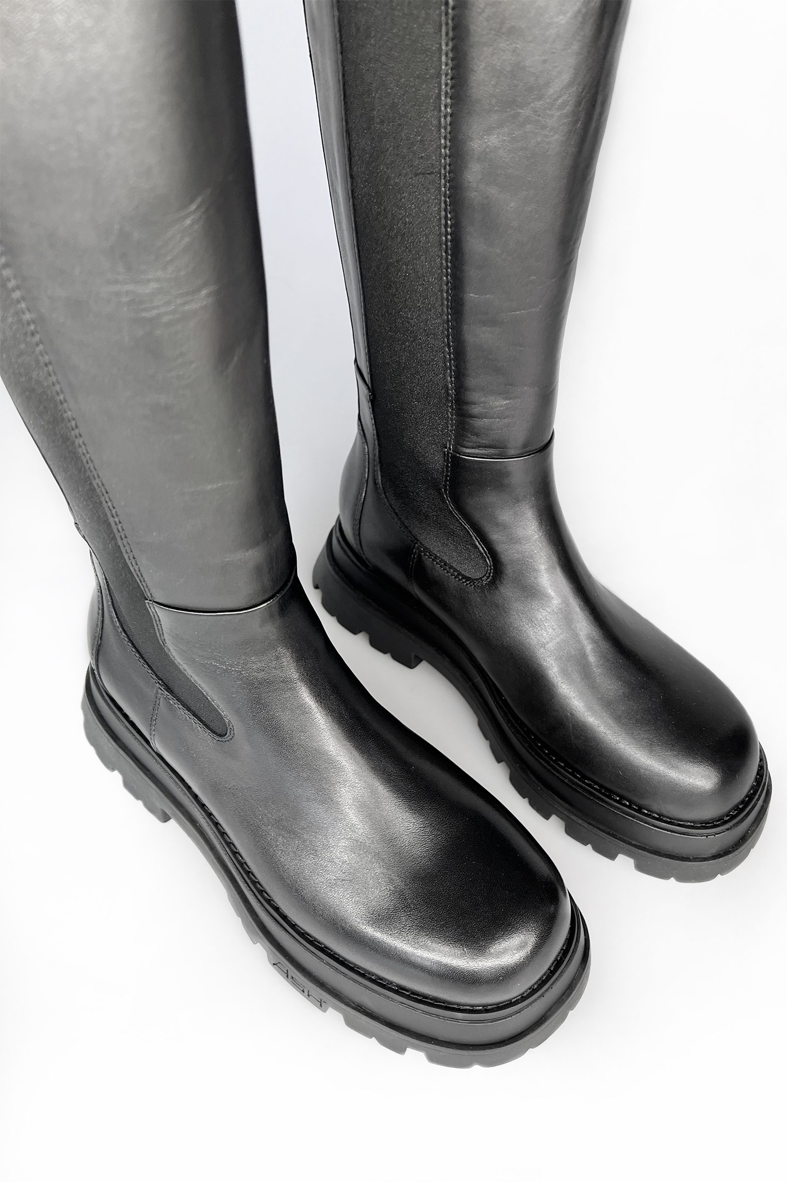 Сапоги жен. АРТ.EDEN-FW22-M-136760-001,чер,н.к-тек/н.к