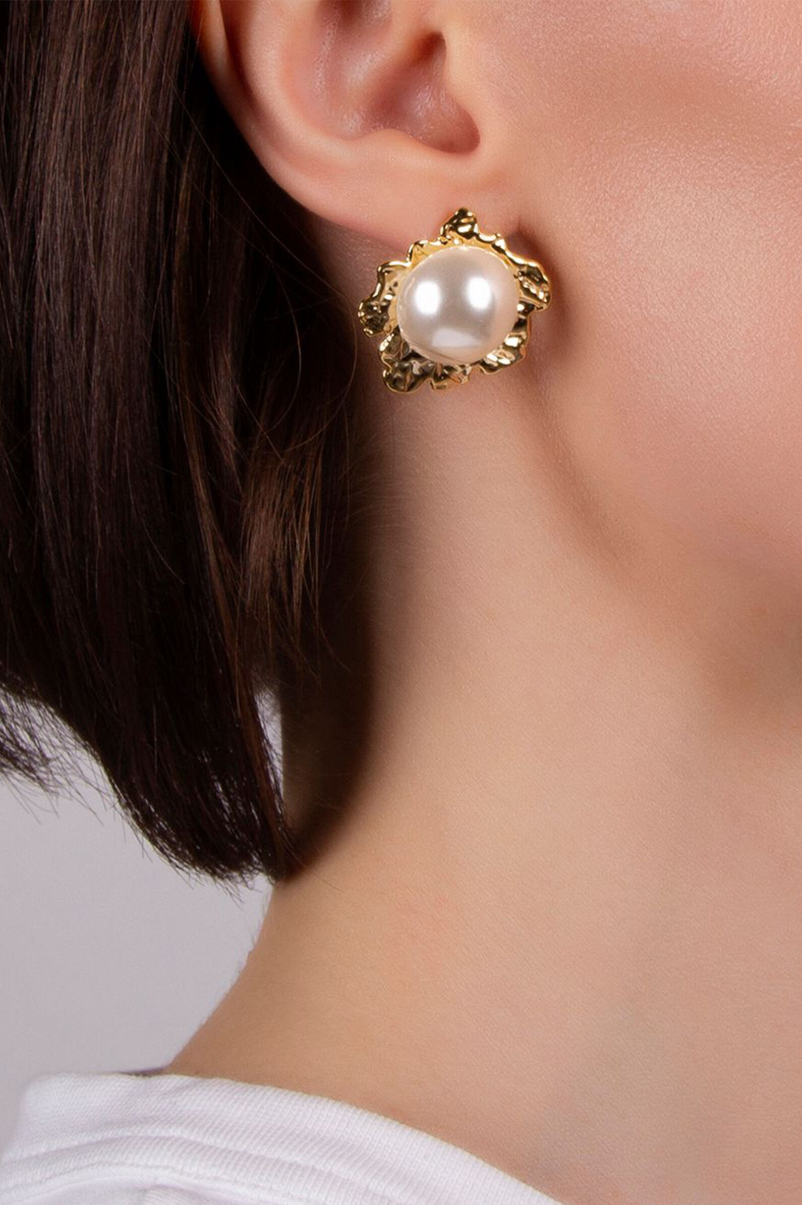 Серьги АРТ.MR-21.04-052,зол,жемчуг-металл