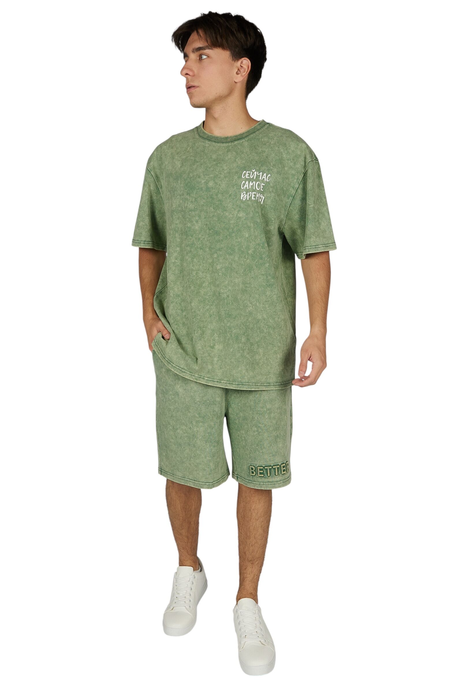 Шорты АРТ.B-TR36030,зел,хл