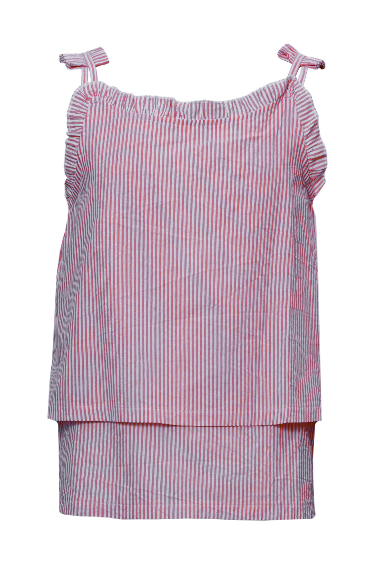 Топ дев. АРТ.446149,бел-оранж,хл-эл