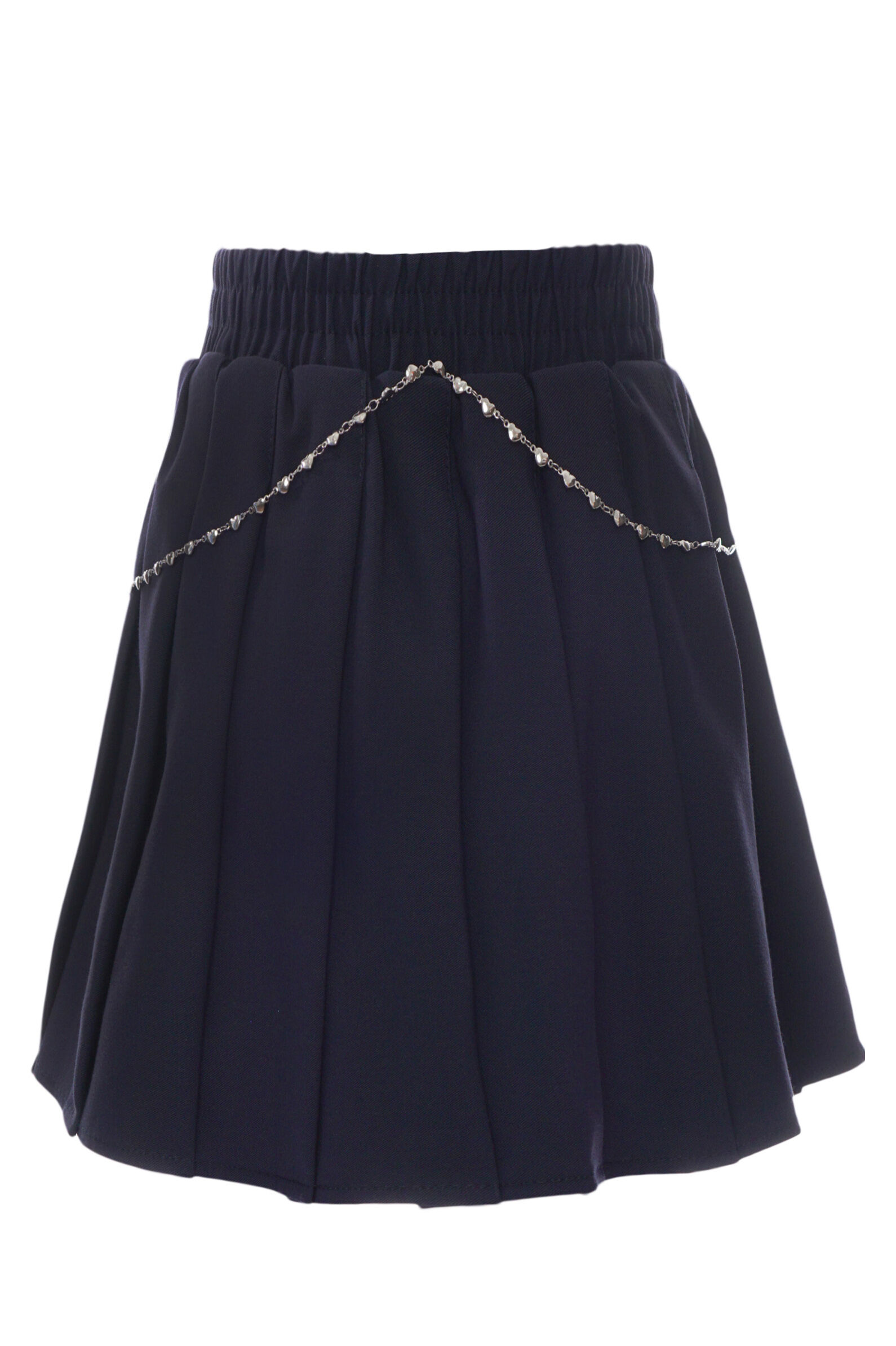 Юбка дев. АРТ.G-SK24411B,син,хл-па-эл